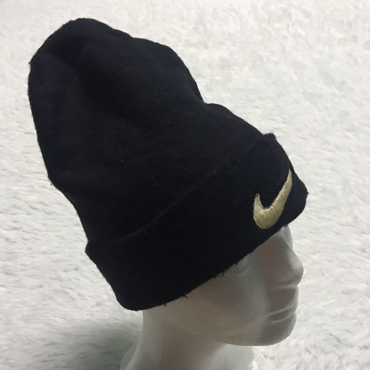 Nike Vtg Nike swoosh beanie/snow cap Size ONE SIZE - 3 Thumbnail