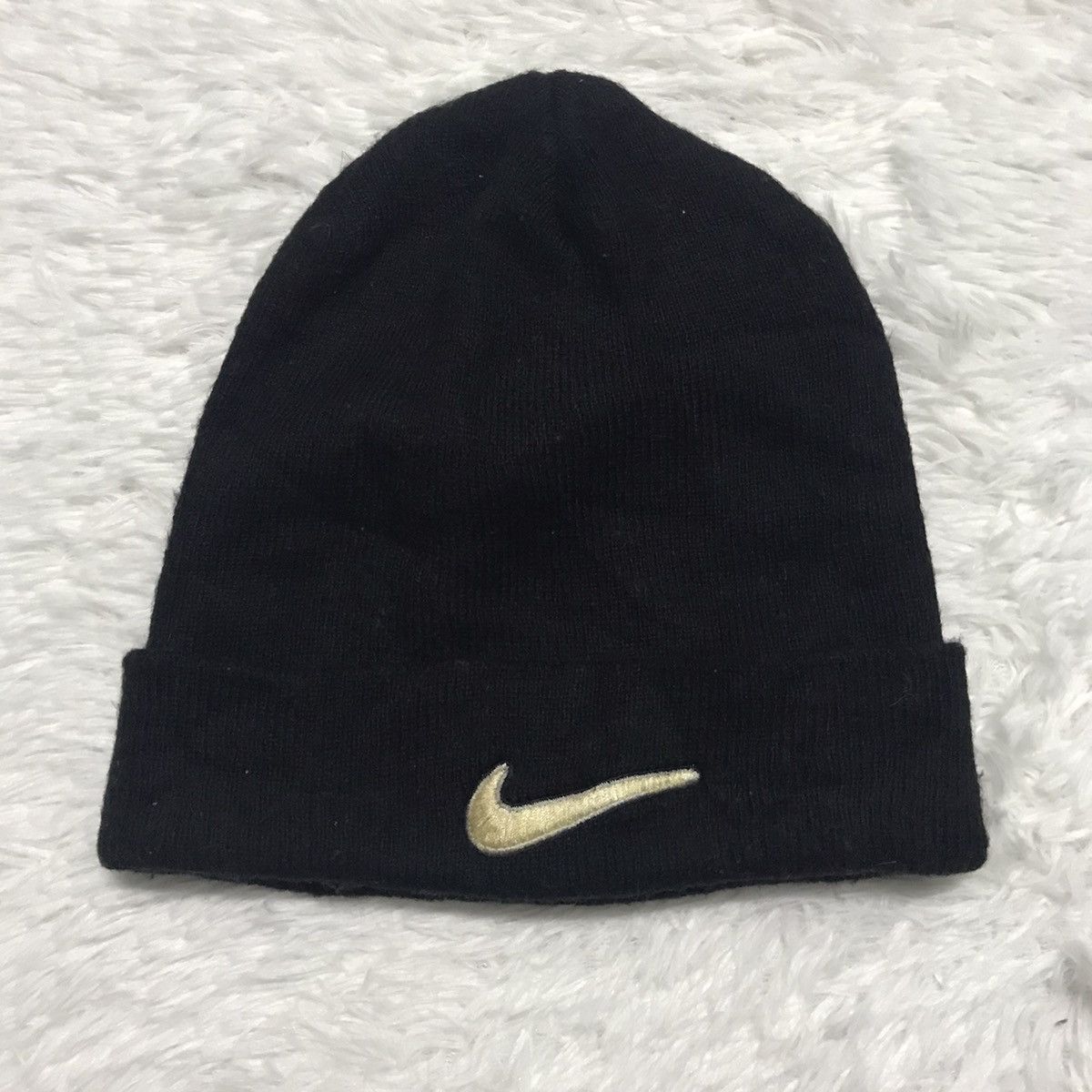Nike Vtg Nike swoosh beanie/snow cap Size ONE SIZE - 6 Thumbnail