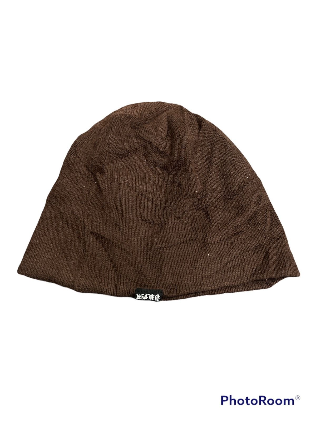 Japanese Brand × Vintage Japanese brand PPFM Trashed SKULL beanie hat Size ONE SIZE - 2 Thumbnail
