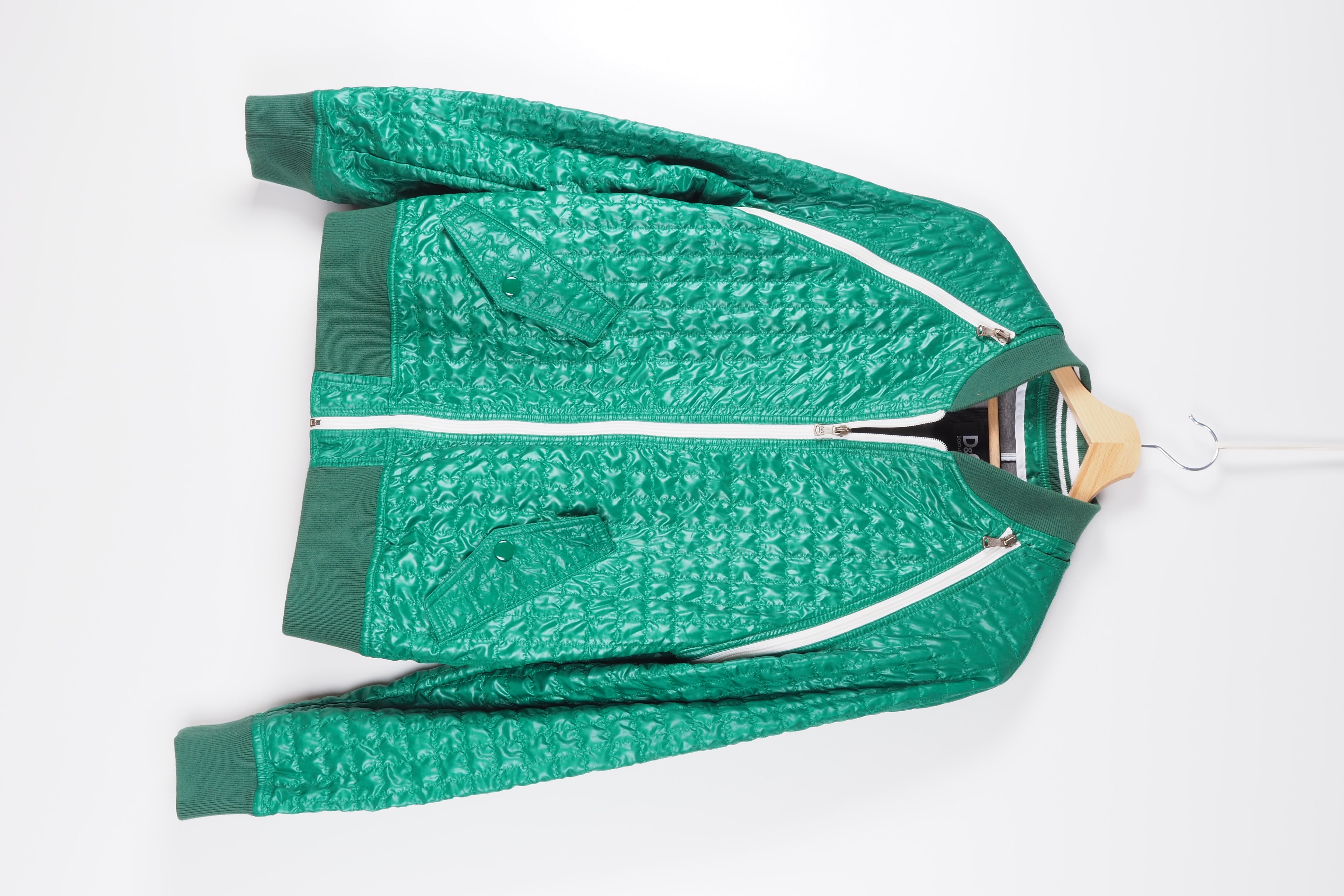 Pre-owned Dolce & Gabbana Transformer Vest Jacket Green 50 40 M