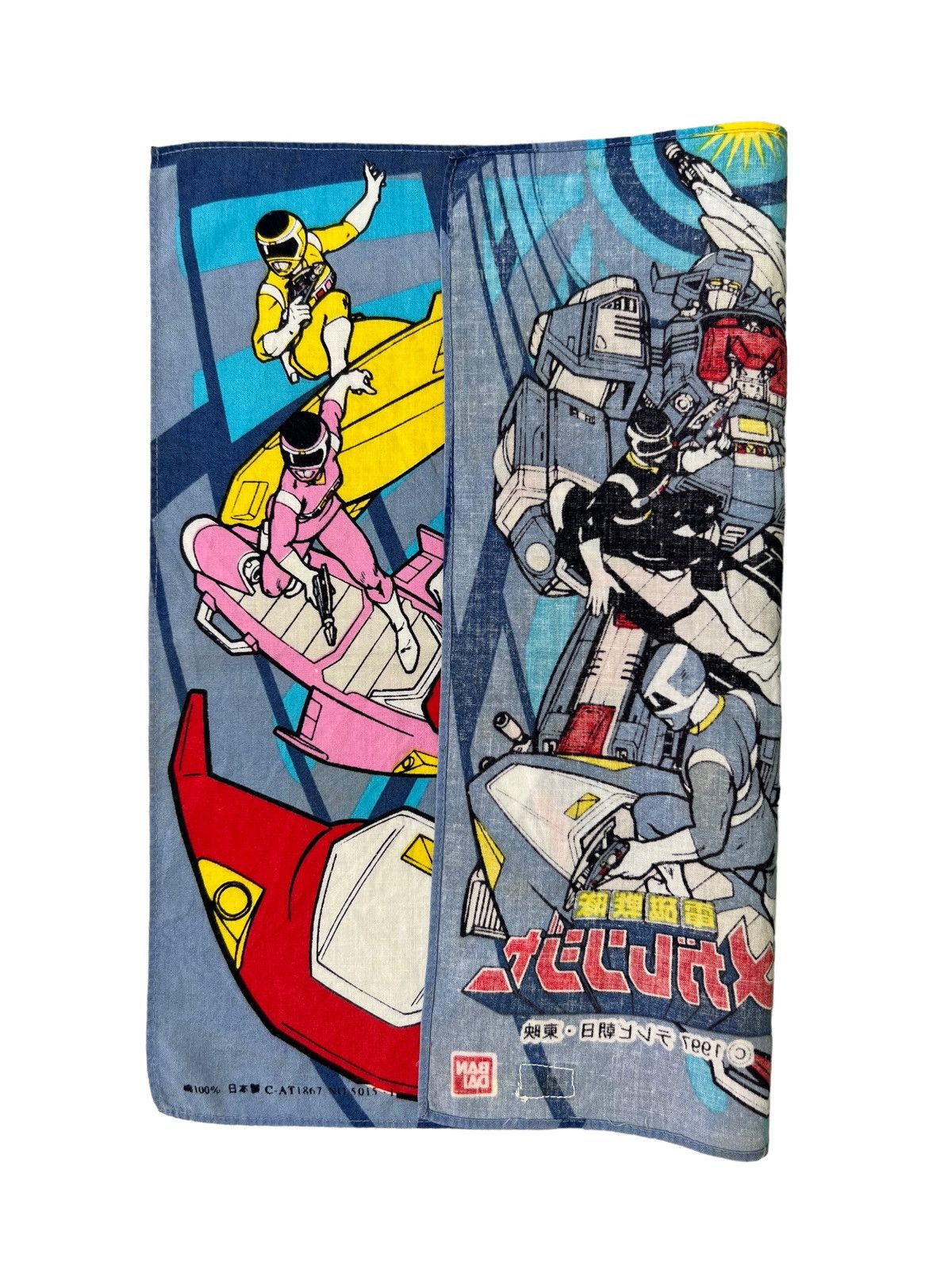 Anime Mega Ranger Handkerchief Neckerchief Bandana Pocketsquare Size ONE SIZE - 4 Thumbnail