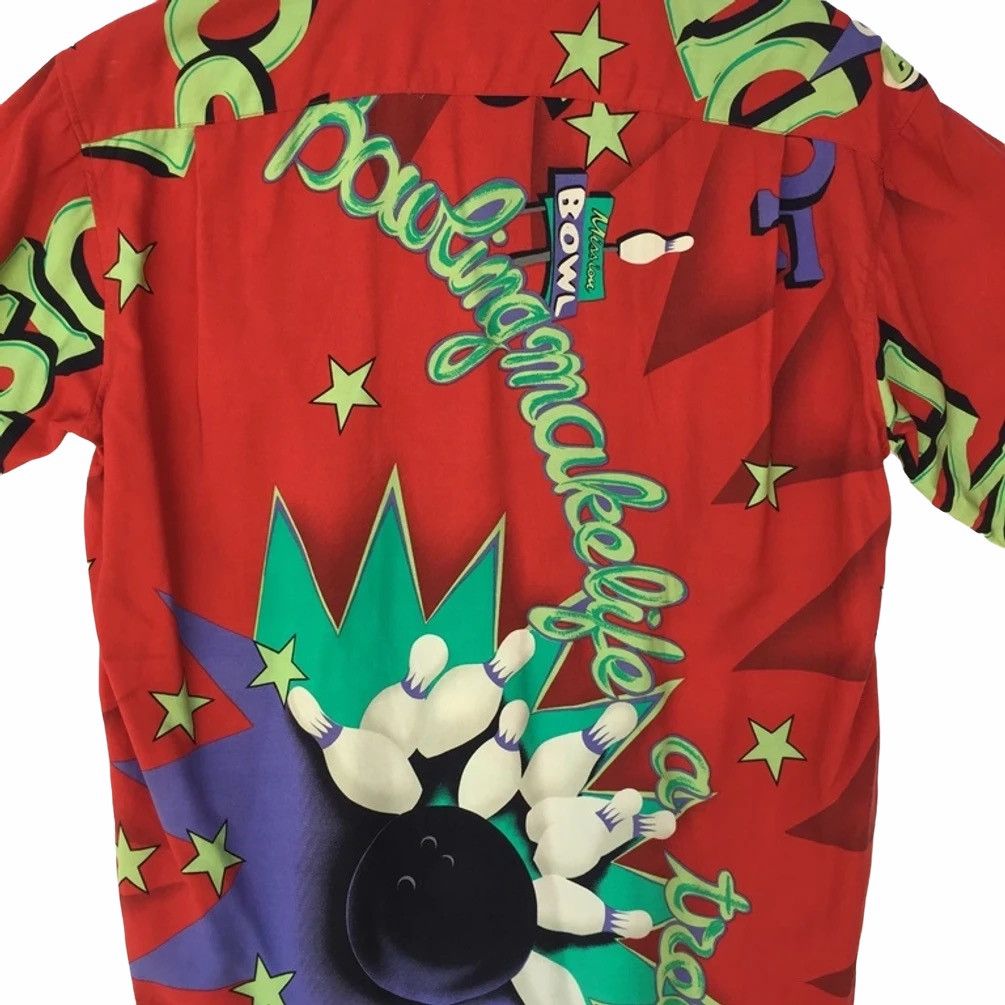 Designer × Japanese Brand Bowling Hawaiian Shirt Full Print Rayon Shirt Rare Size US M / EU 48-50 / 2 - 4 Thumbnail