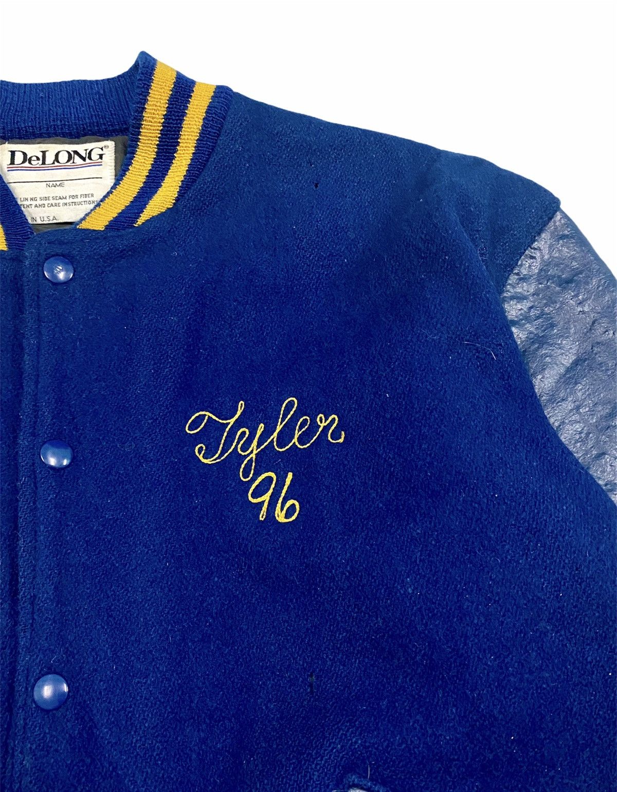 Delong Vintage 80's Archbold Delong Varsity Jacket Size US L / EU 52-54 / 3 - 6 Thumbnail