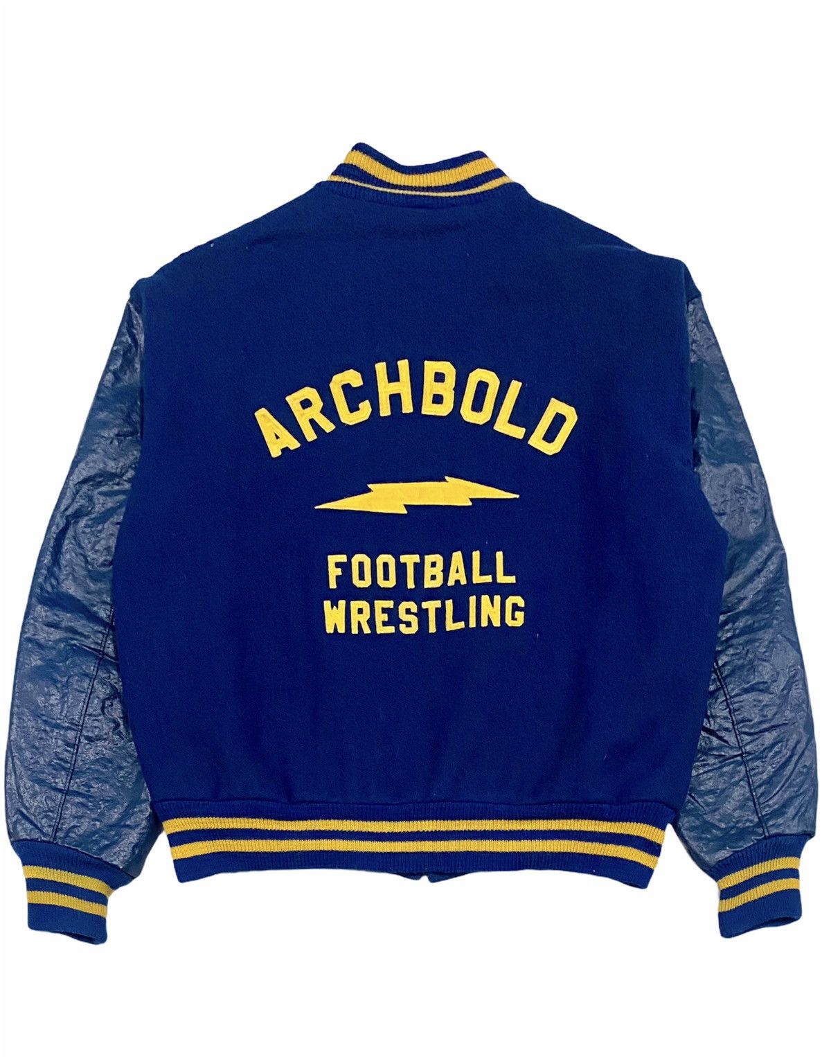 Delong Vintage 80's Archbold Delong Varsity Jacket Size US L / EU 52-54 / 3 - 3 Thumbnail