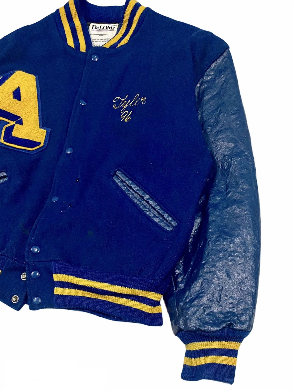 Delong Vintage 80's Archbold Delong Varsity Jacket Size US L / EU 52-54 / 3 - 9 Thumbnail