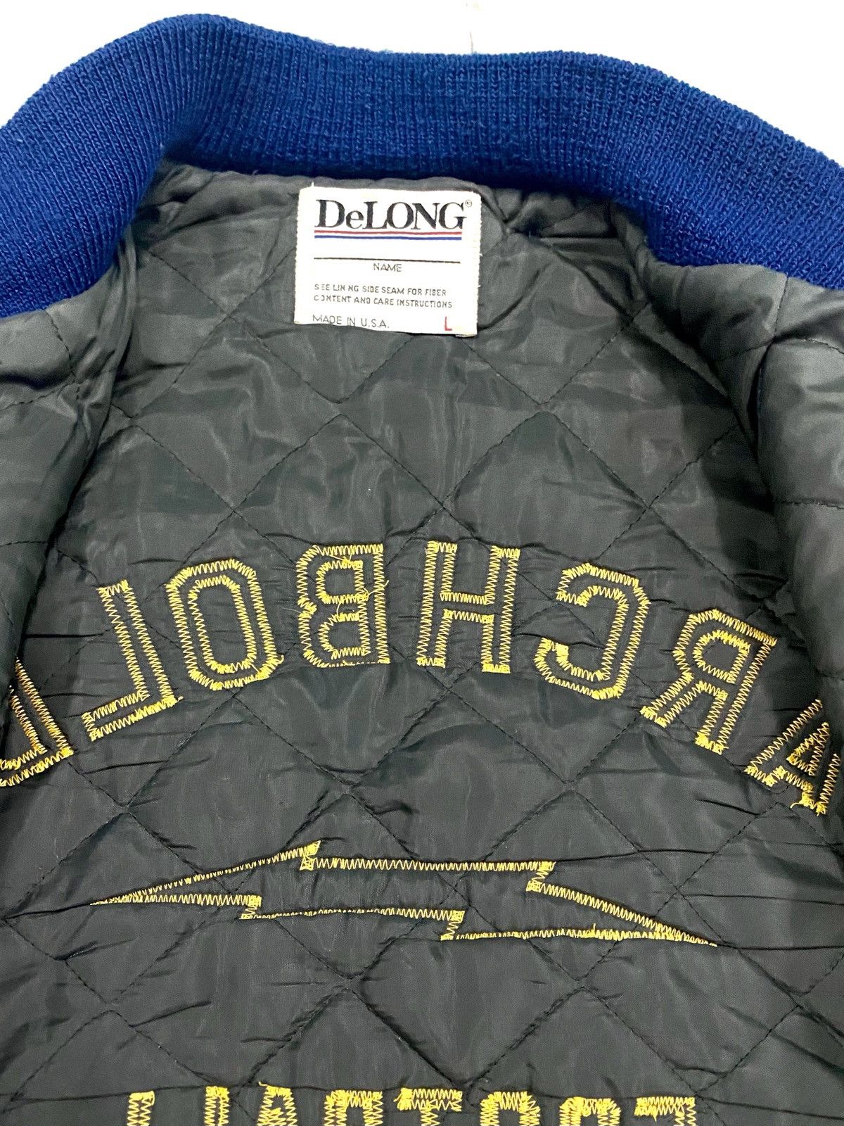 Delong Vintage 80's Archbold Delong Varsity Jacket Size US L / EU 52-54 / 3 - 20 Thumbnail