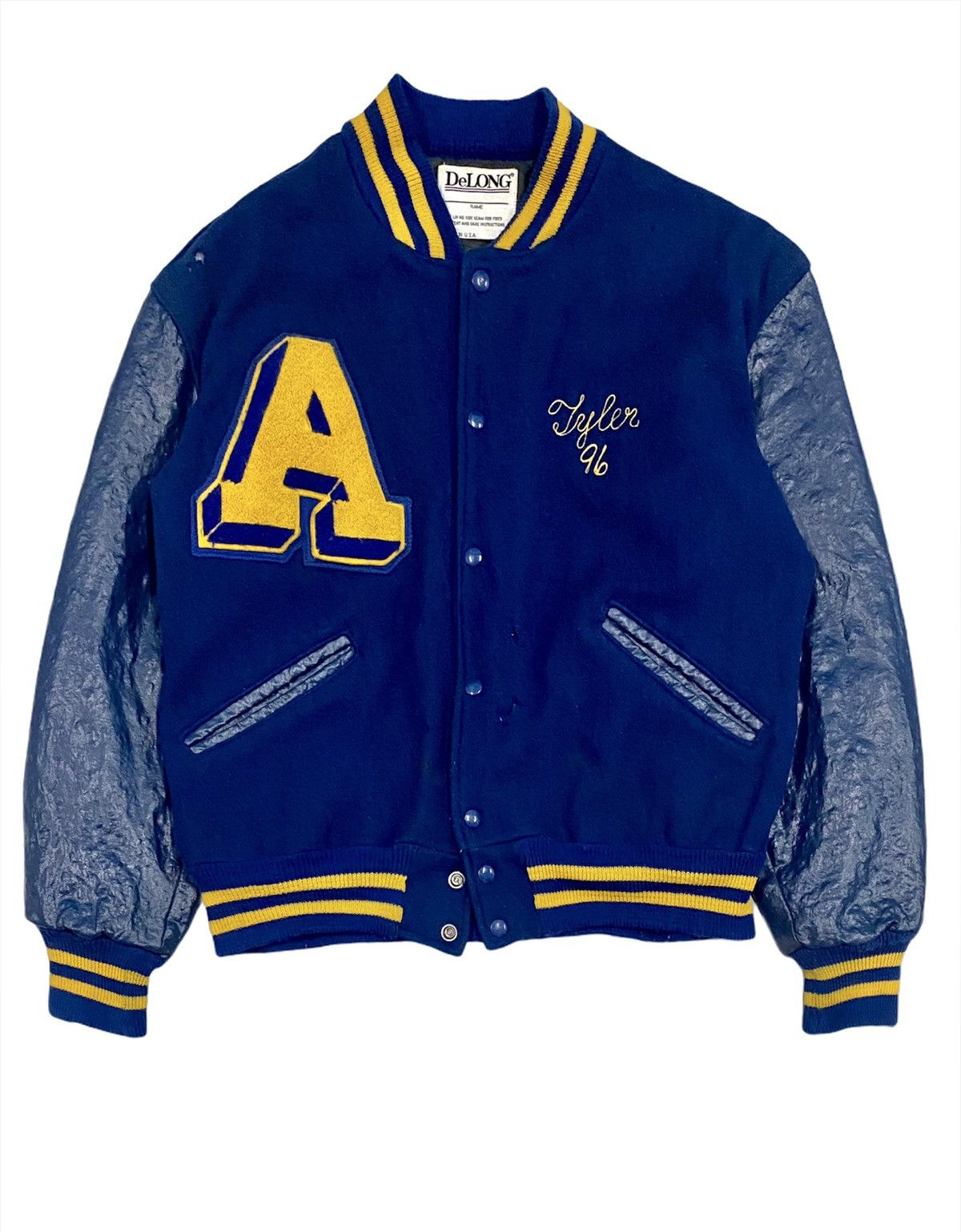 Delong Vintage 80's Archbold Delong Varsity Jacket Size US L / EU 52-54 / 3 - 2 Thumbnail