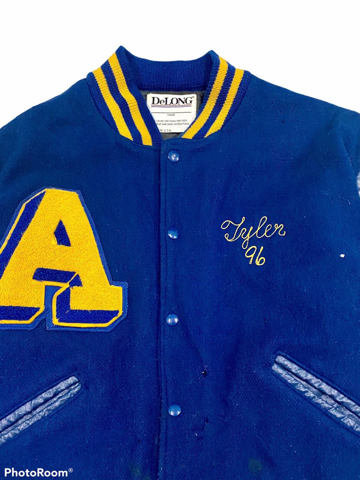 Delong Vintage 80's Archbold Delong Varsity Jacket Size US L / EU 52-54 / 3 - 4 Thumbnail