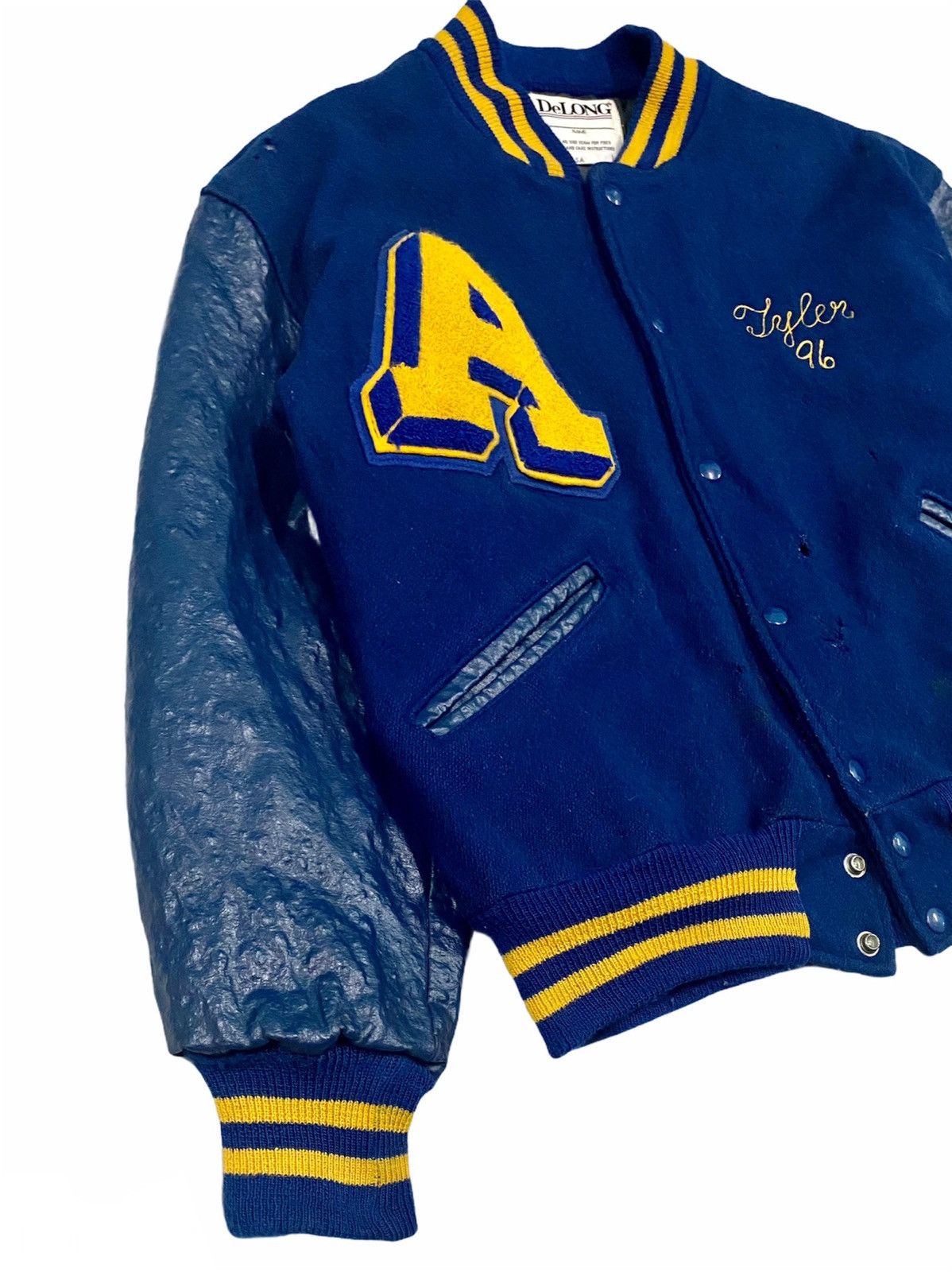 Delong Vintage 80's Archbold Delong Varsity Jacket Size US L / EU 52-54 / 3 - 10 Thumbnail