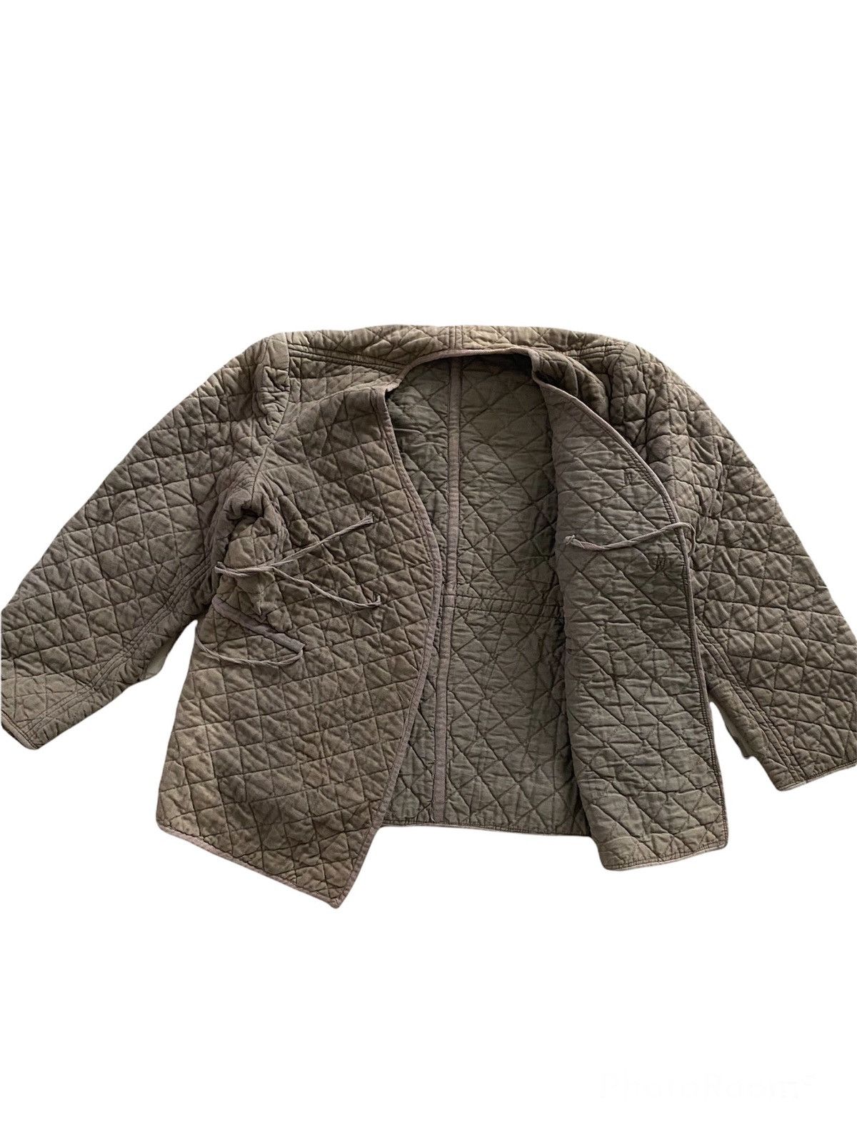 Vintage Vintage 50's Quilted Army Jacket design Rare Size US L / EU 52-54 / 3 - 3 Thumbnail