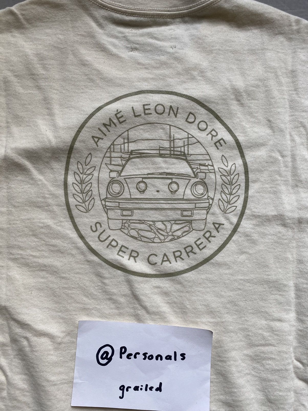 Aime Leon Dore × Porsche Design ALD x Porsche 911SC Grille Badge T-Shirt Size US M / EU 48-50 / 2 - 7 Thumbnail