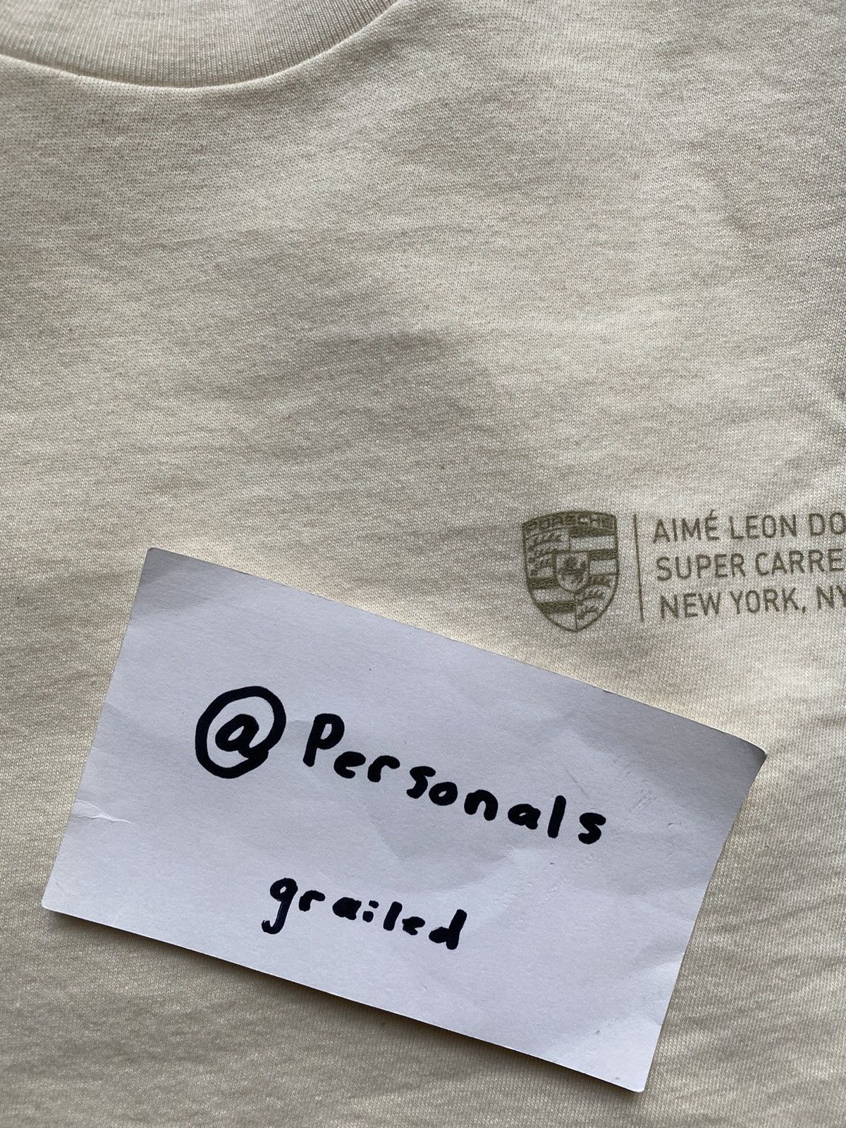 Aime Leon Dore × Porsche Design ALD x Porsche 911SC Grille Badge T-Shirt Size US M / EU 48-50 / 2 - 19 Thumbnail
