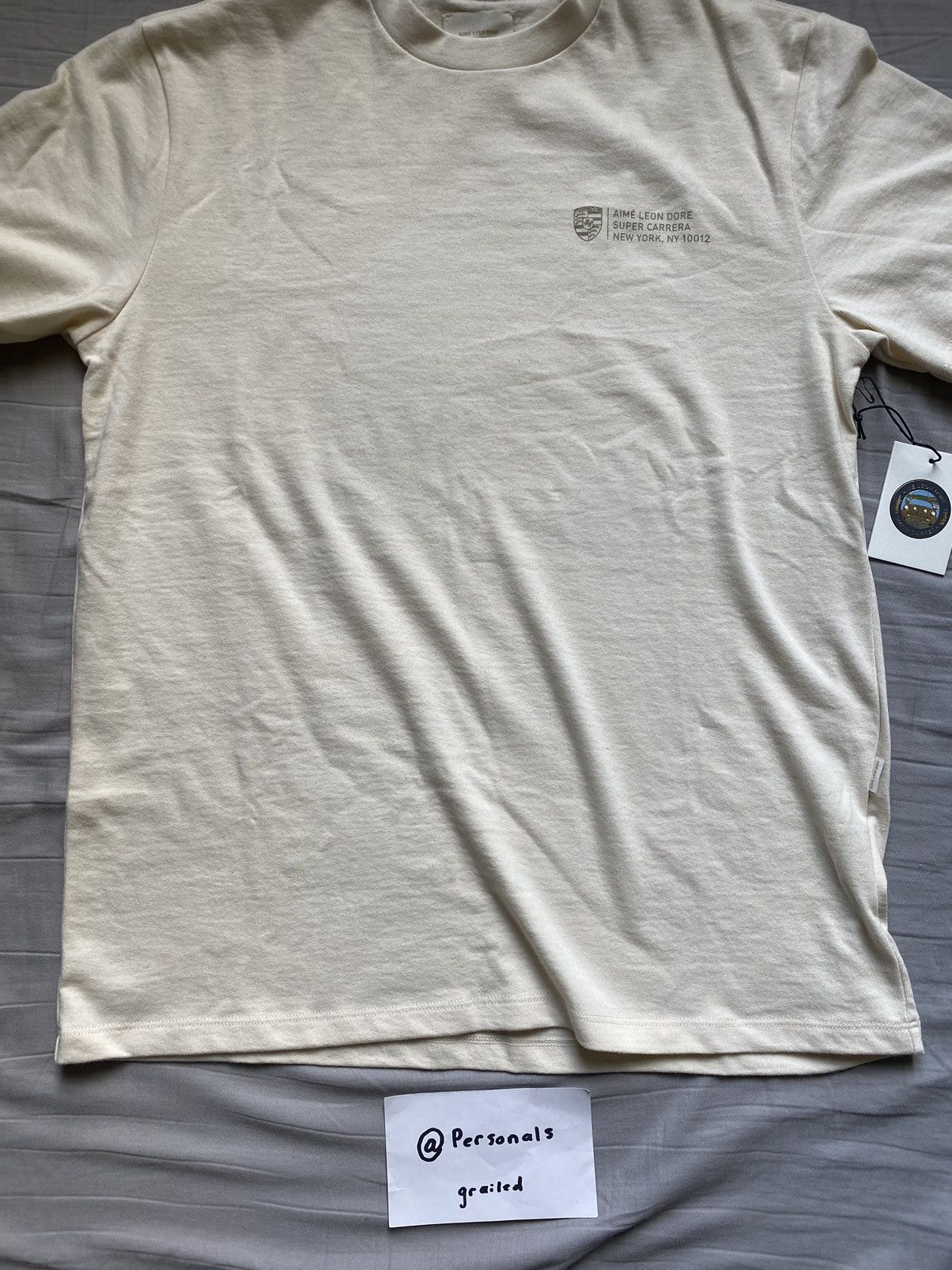 Aime Leon Dore × Porsche Design ALD x Porsche 911SC Grille Badge T-Shirt Size US M / EU 48-50 / 2 - 2 Thumbnail