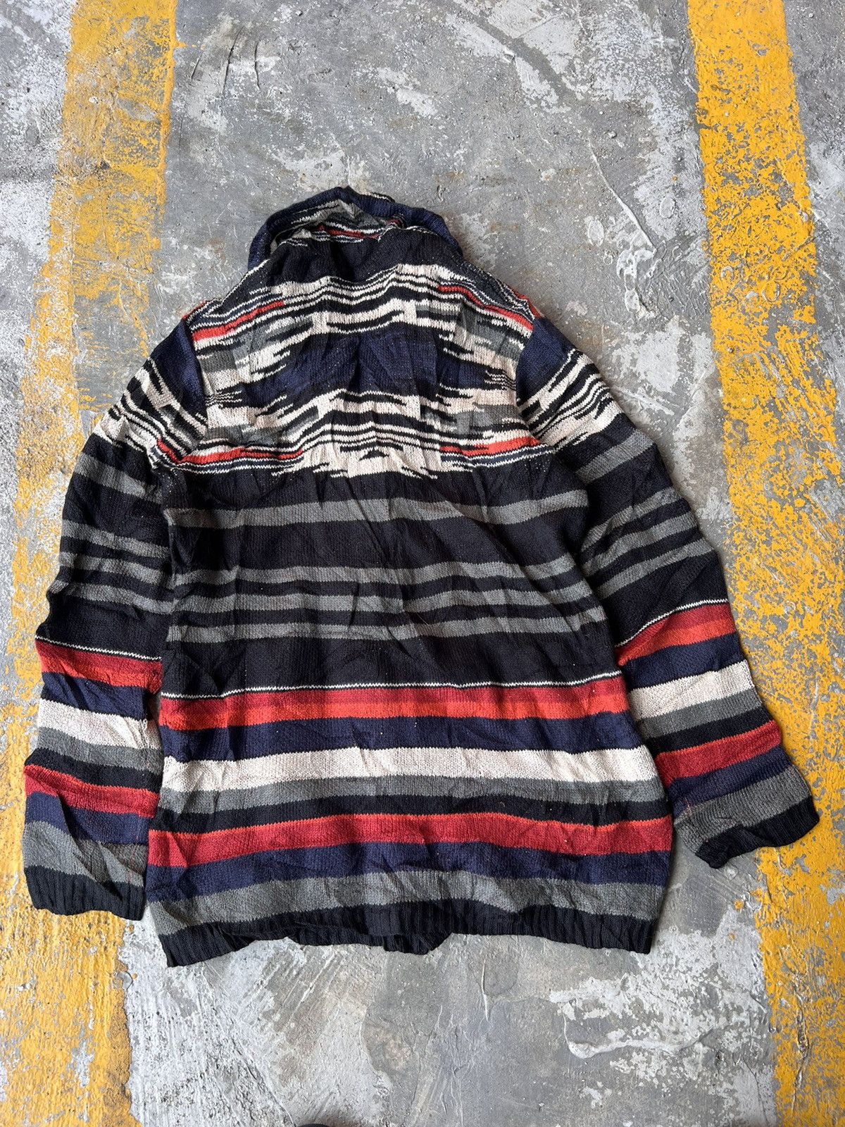 Vintage Vintage Cardigan Stripe Navajo Motif Size US M / EU 48-50 / 2 - 8 Thumbnail