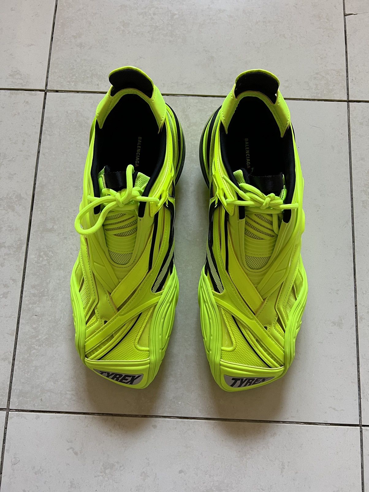 image of Balenciaga Tyrex Sneaker in Fluo Yellow, Men's (Size 11)