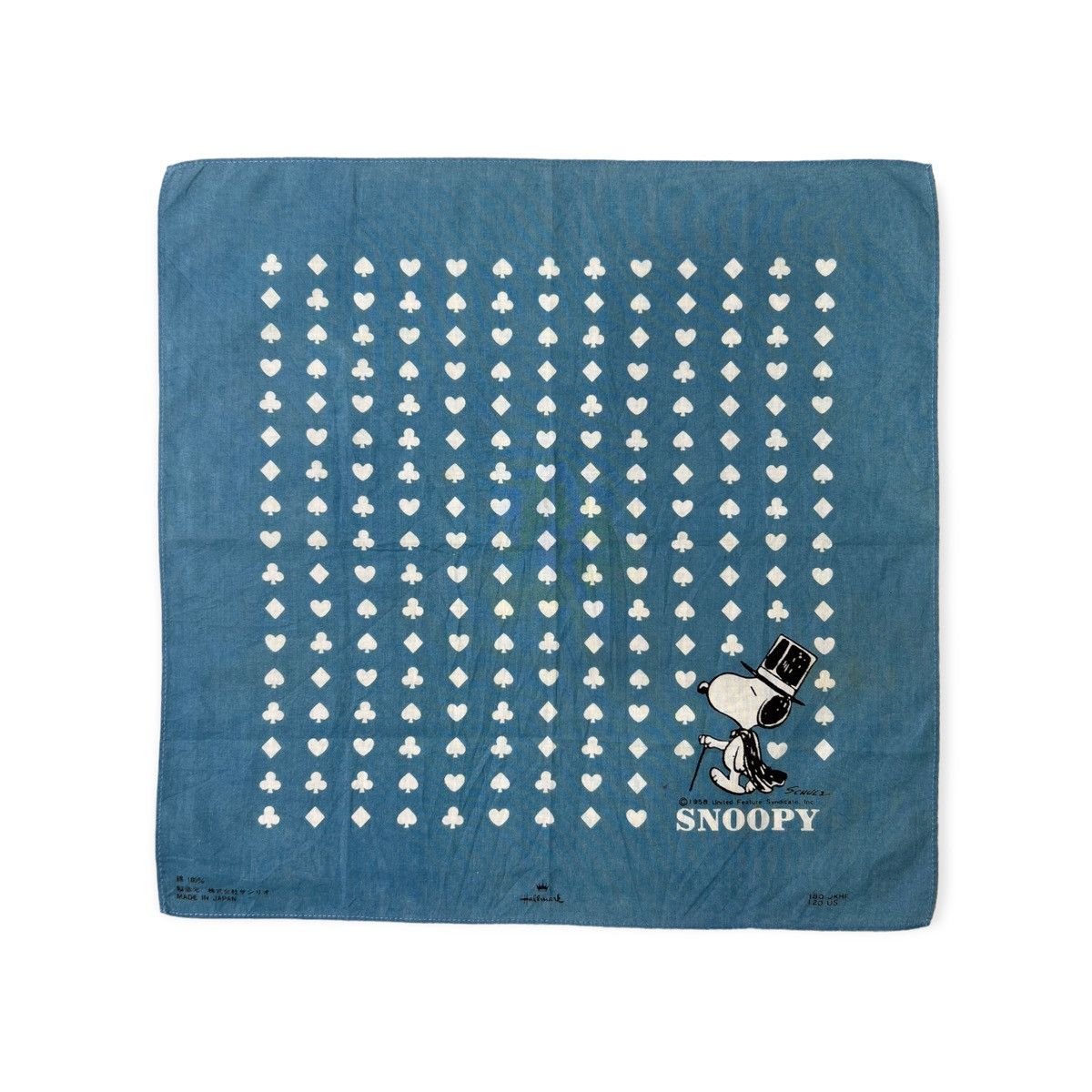Snoopy Peanuts Handkerchief Neckerchief Bandana Pocketsquare