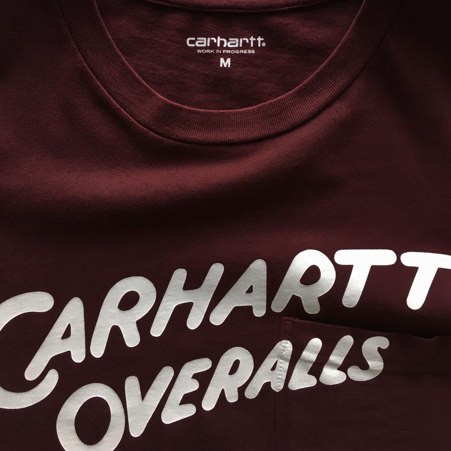 Carhartt Wip S/S Krainz Overalls Pocket T-Shirt in Amarone/Wax Rare Size US L / EU 52-54 / 3 - 3 Thumbnail