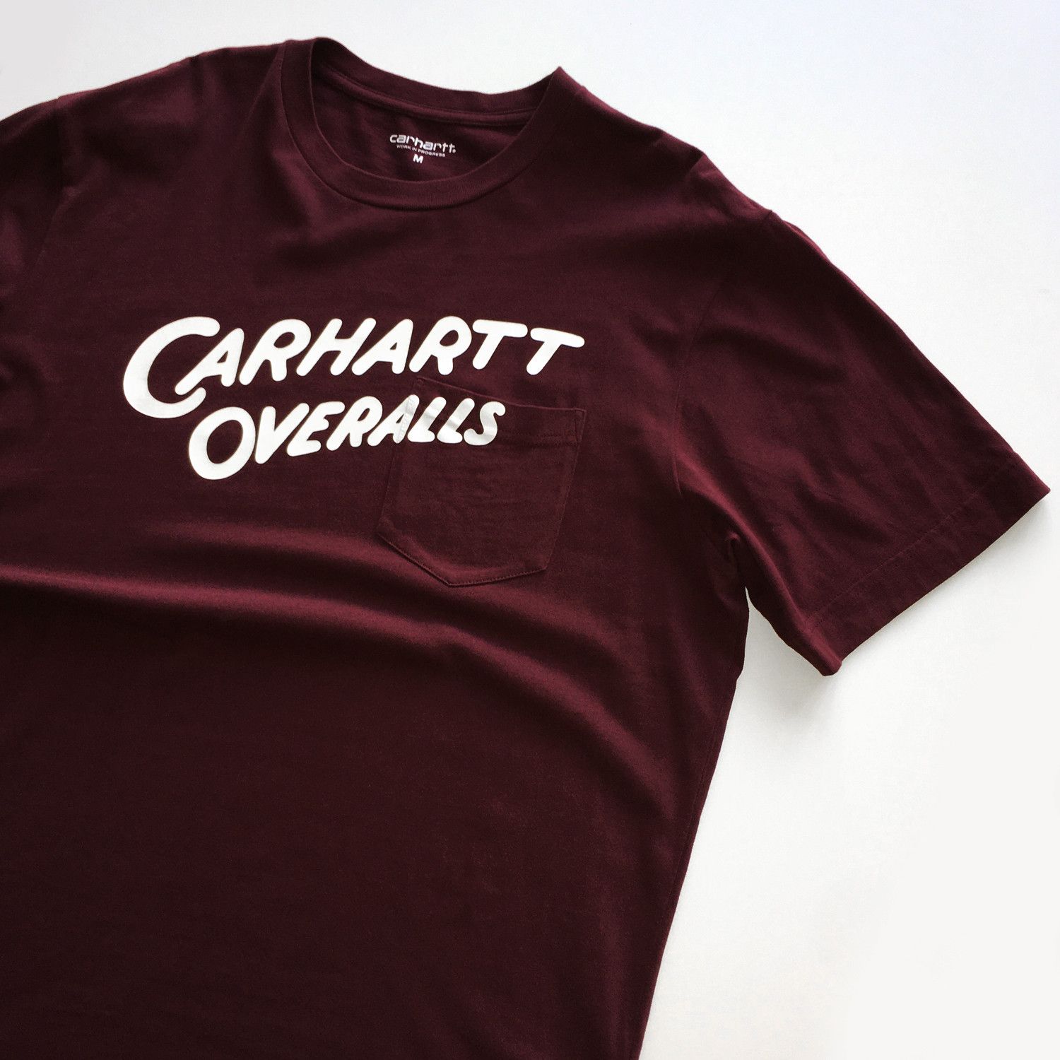 Carhartt Wip S/S Krainz Overalls Pocket T-Shirt in Amarone/Wax Rare Size US L / EU 52-54 / 3 - 6 Thumbnail