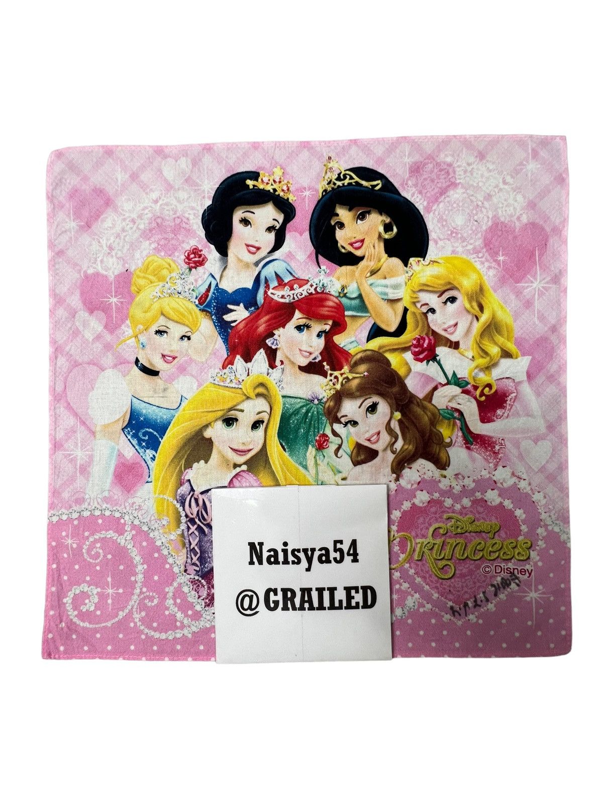 Anime Disney Princess Handkerchief Neckerchief Pocketsquare Size ONE SIZE - 5 Thumbnail