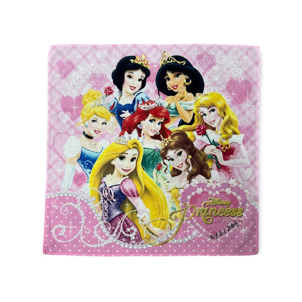 Anime Disney Princess Handkerchief Neckerchief Pocketsquare Size ONE SIZE - 1 Thumbnail