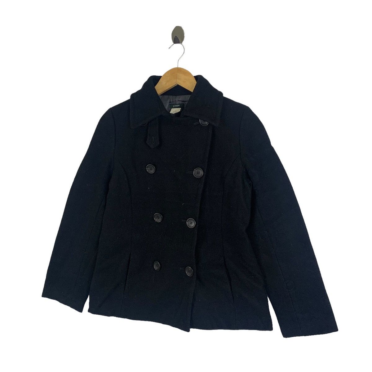 J.Crew × Japanese Brand × Vintage Vintage J. CREW Japanese Brand Designer Wool Peacoat Jacket Size US XS / EU 42 / 0 - 4 Thumbnail