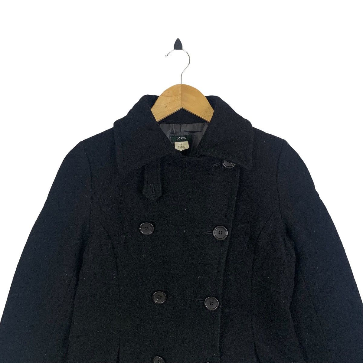 J.Crew × Japanese Brand × Vintage Vintage J. CREW Japanese Brand Designer Wool Peacoat Jacket Size US XS / EU 42 / 0 - 5 Thumbnail