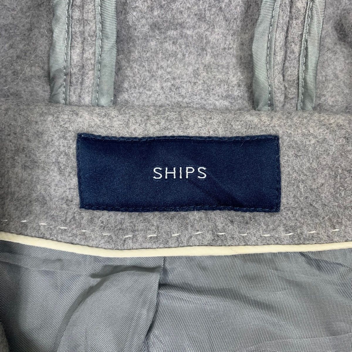 Japanese Brand × SHIPS × Vintage SHIPS Japanese Brand Wool Hoodie Parkas Long Coat Jacket Size US S / EU 44-46 / 1 - 6 Thumbnail