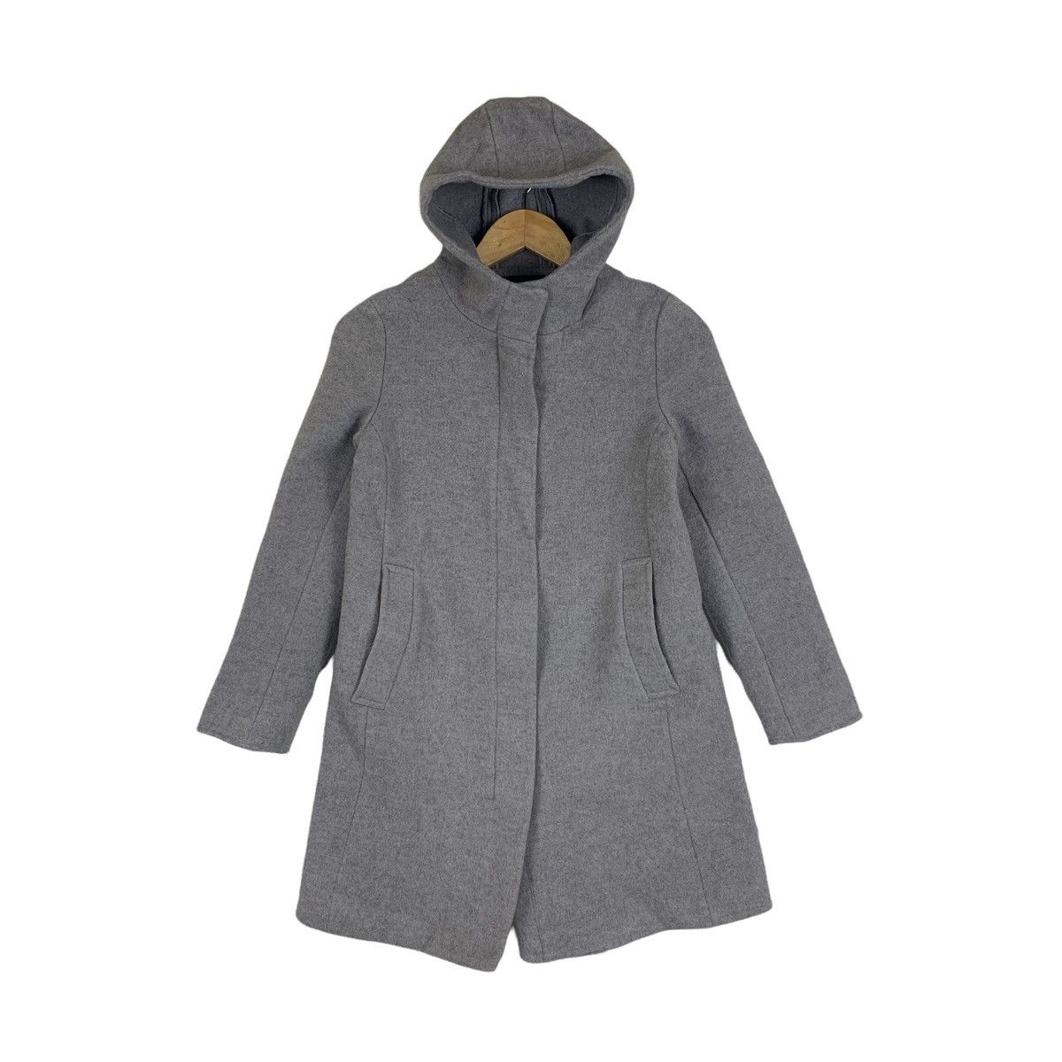 Japanese Brand × SHIPS × Vintage SHIPS Japanese Brand Wool Hoodie Parkas Long Coat Jacket Size US S / EU 44-46 / 1 - 1 Thumbnail