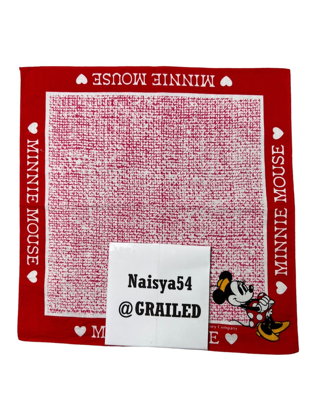 Minnie Mouse Handkerchief Neckerchief Bandana Pocketsquare
