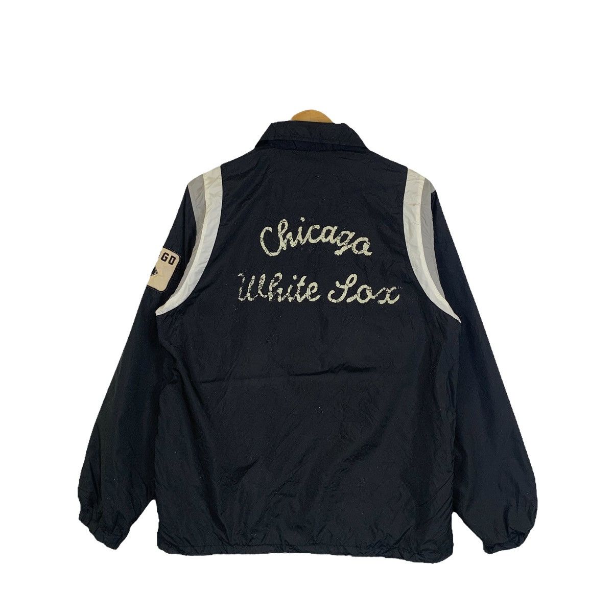 MLB × Vintage Chicago White Sox Baseball MLB Windbreaker Coach Jacket Size US XL / EU 56 / 4 - 2 Thumbnail