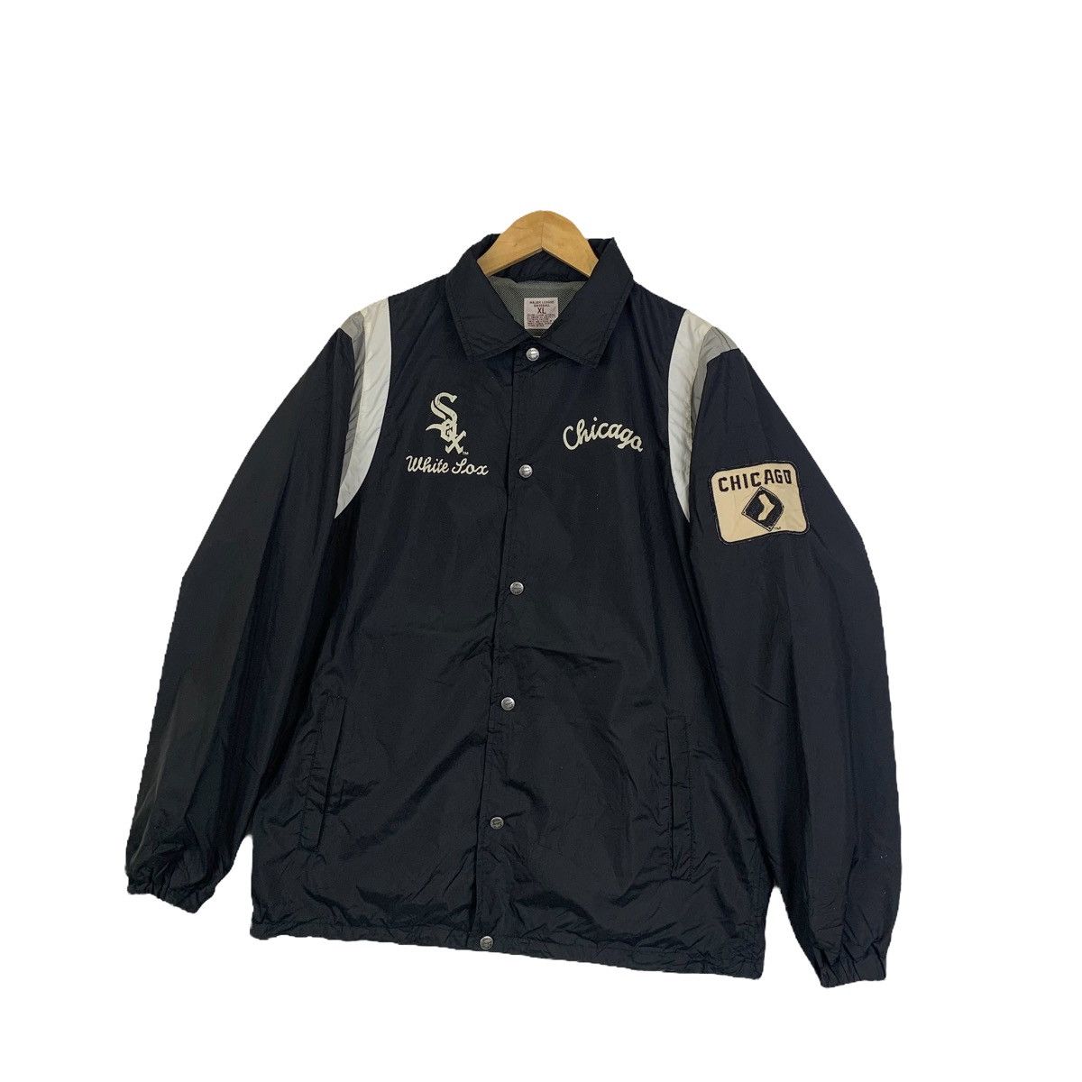 MLB × Vintage Chicago White Sox Baseball MLB Windbreaker Coach Jacket Size US XL / EU 56 / 4 - 4 Thumbnail