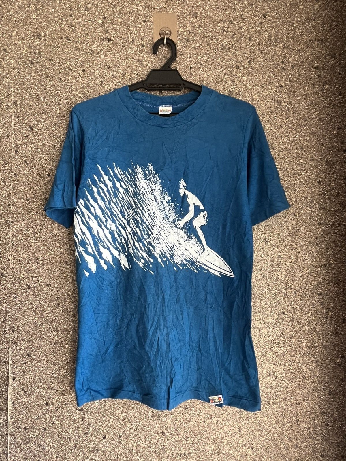 image of Vintage Crazy Shirts Ft19 in Blue, Men's (Size Small)