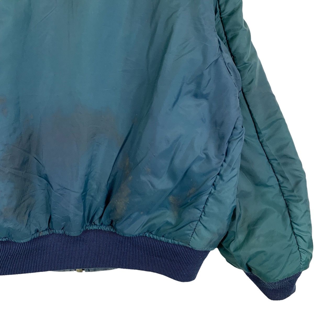 Vintage Vintage BOBSON Workwear Worker Zipper Bomber Flight Jacket Size US L / EU 52-54 / 3 - 18 Thumbnail
