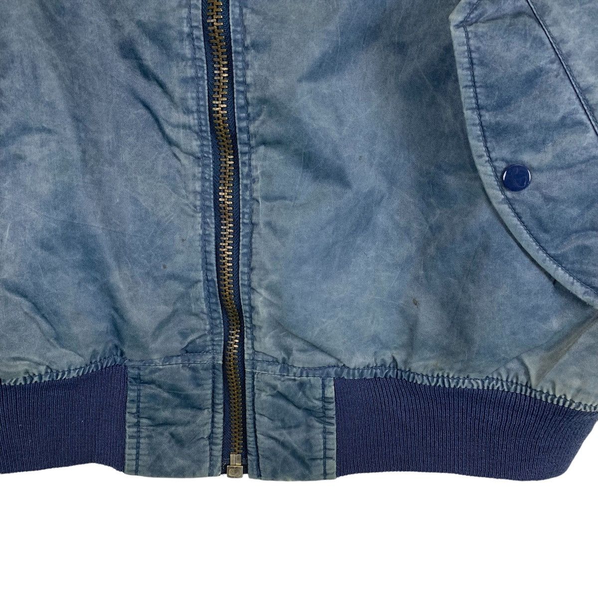 Vintage Vintage BOBSON Workwear Worker Zipper Bomber Flight Jacket Size US L / EU 52-54 / 3 - 14 Thumbnail