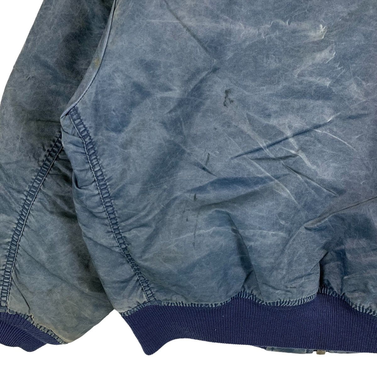 Vintage Vintage BOBSON Workwear Worker Zipper Bomber Flight Jacket Size US L / EU 52-54 / 3 - 17 Thumbnail