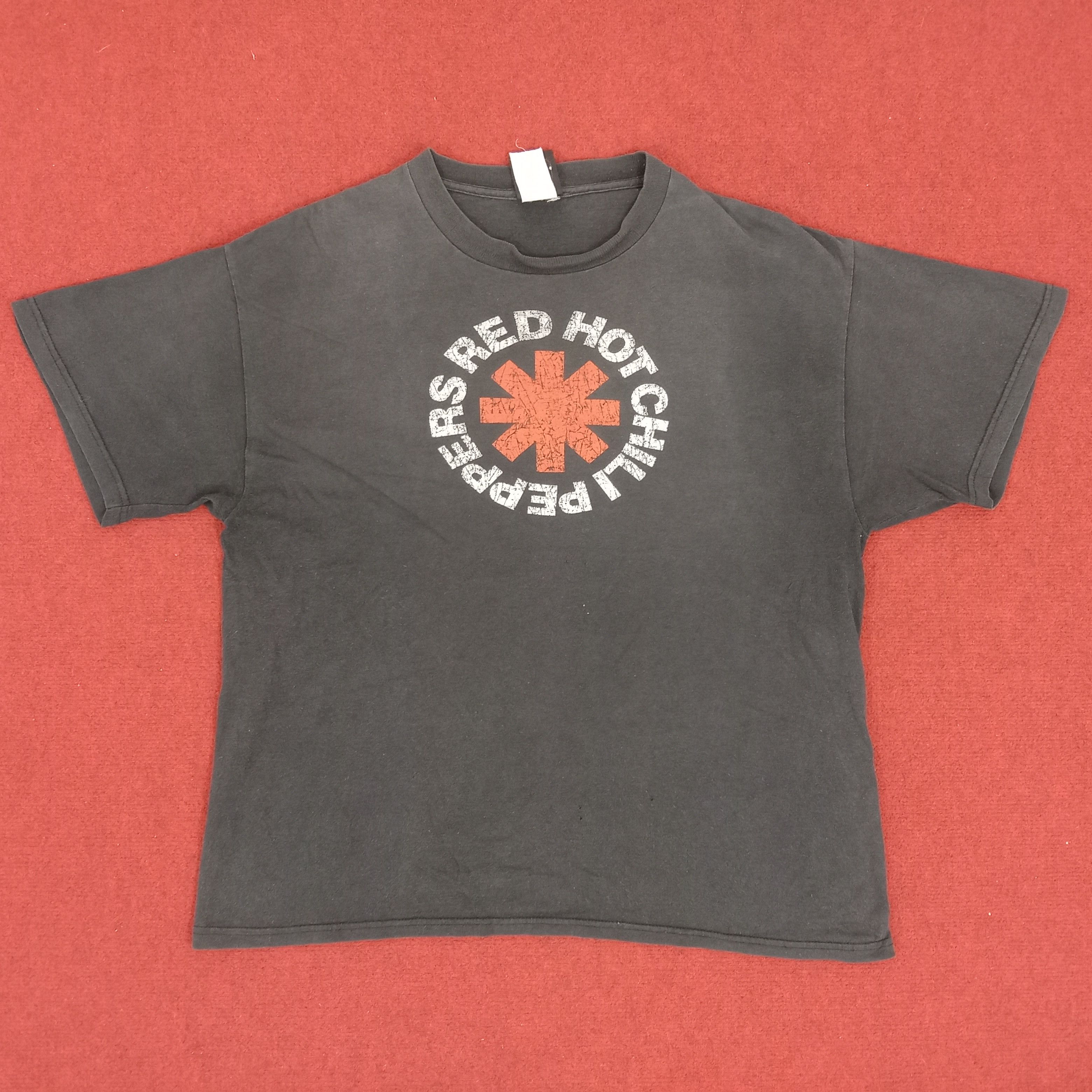 Red Hot Chili Peppers Rock Band Center Logo Design Tshirt