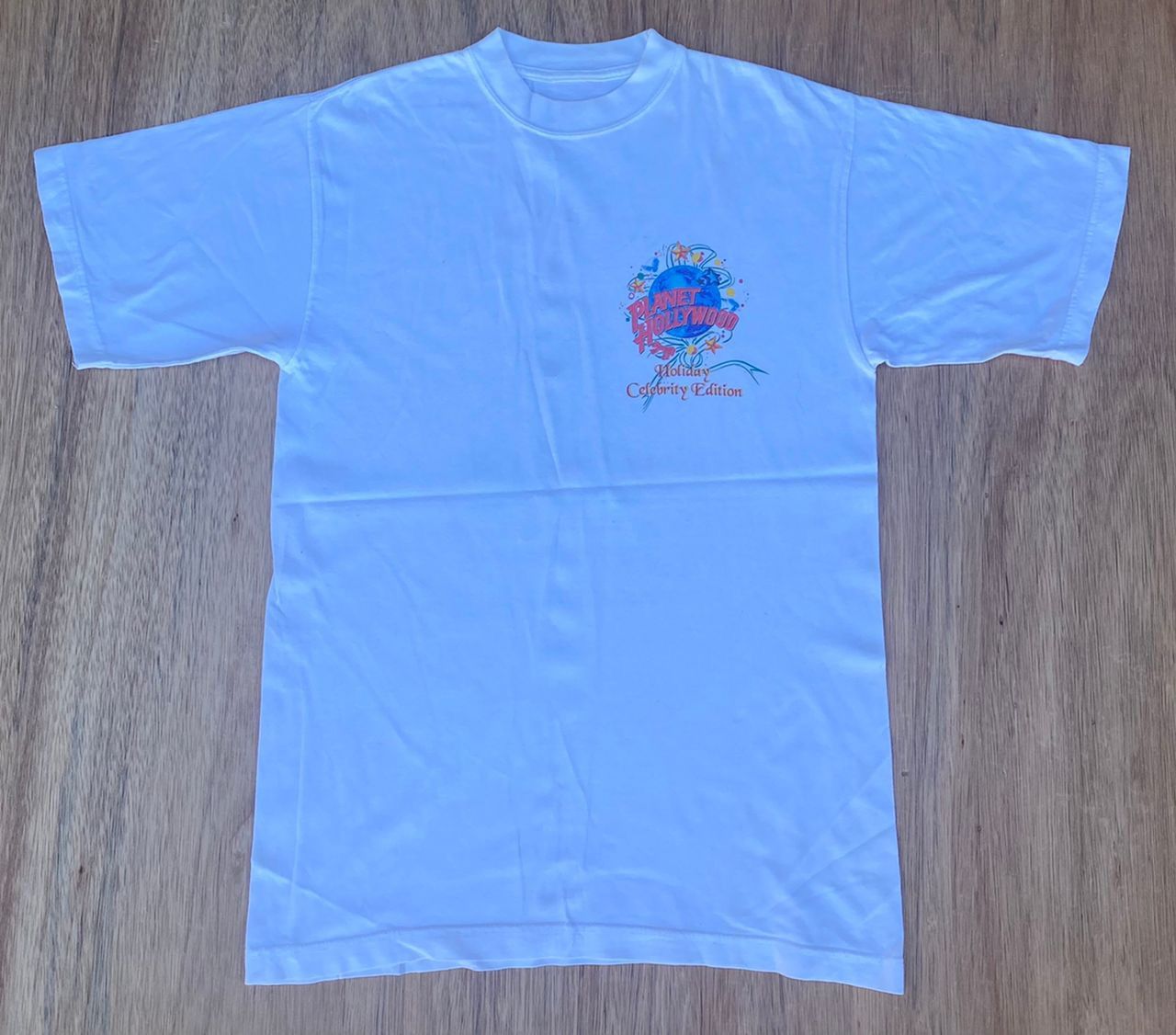 Planet Hollywood × Vintage vintage tee D - 6 Planet Hollywood Arnold Shwarzenegger Size US M / EU 48-50 / 2 - 3 Thumbnail