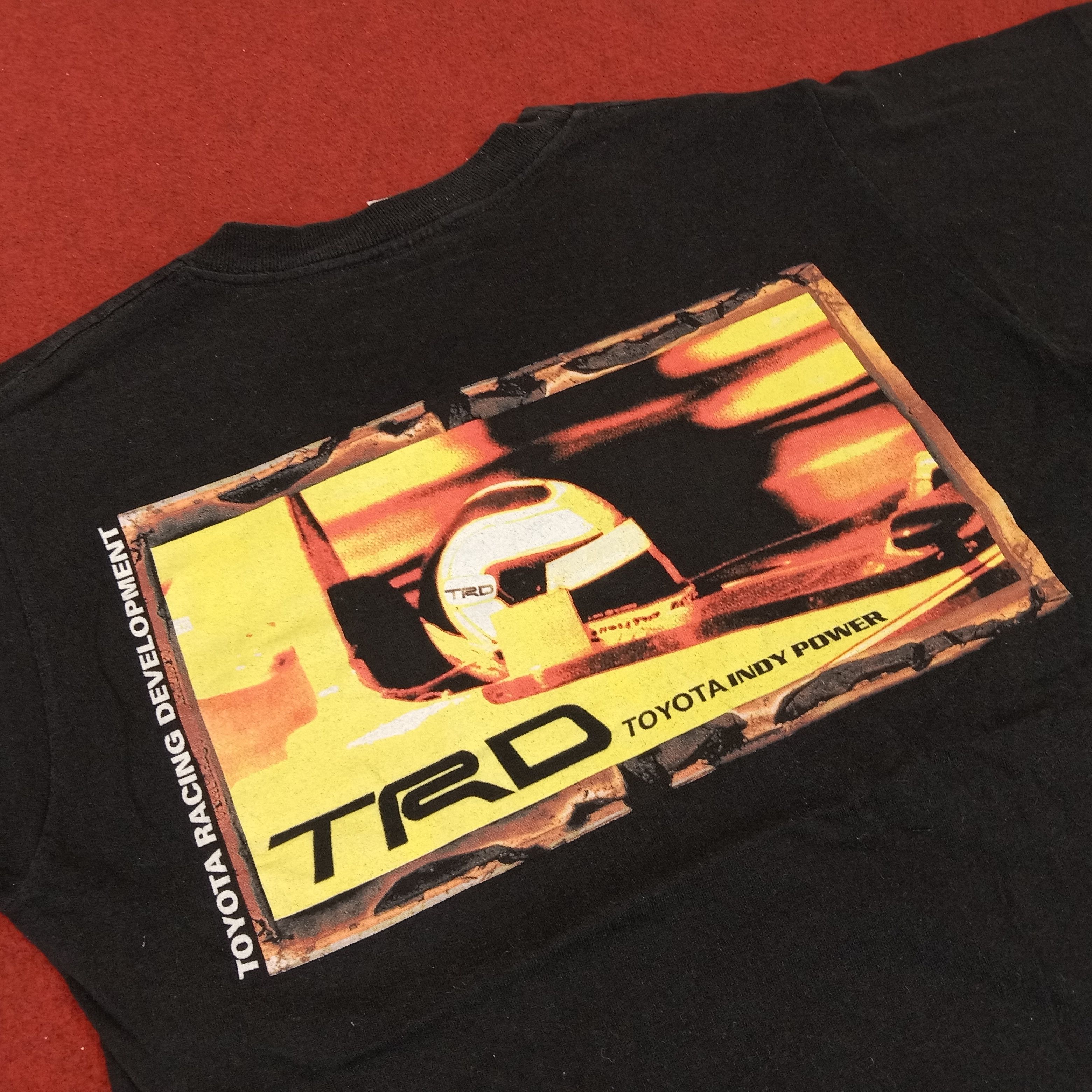 Japanese Brand × Vintage TRD Toyota Racing Formula 1 Back Print Design Vintage Tshirt Size US M / EU 48-50 / 2 - 2 Thumbnail