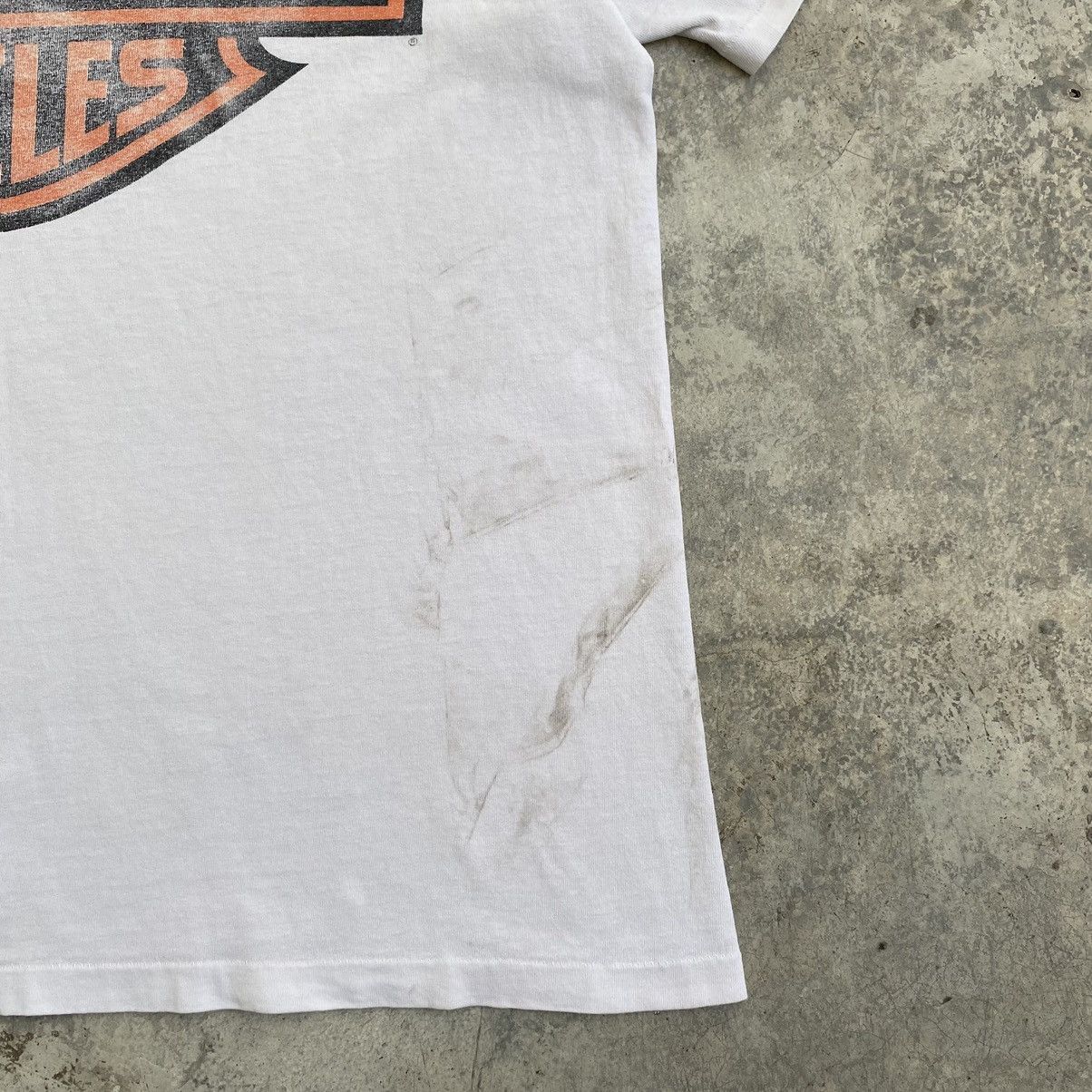 Harley Davidson Vintage 90’s Harley Davidson Faded Dirty Trashed T-Shirt Size US L / EU 52-54 / 3 - 14 Thumbnail
