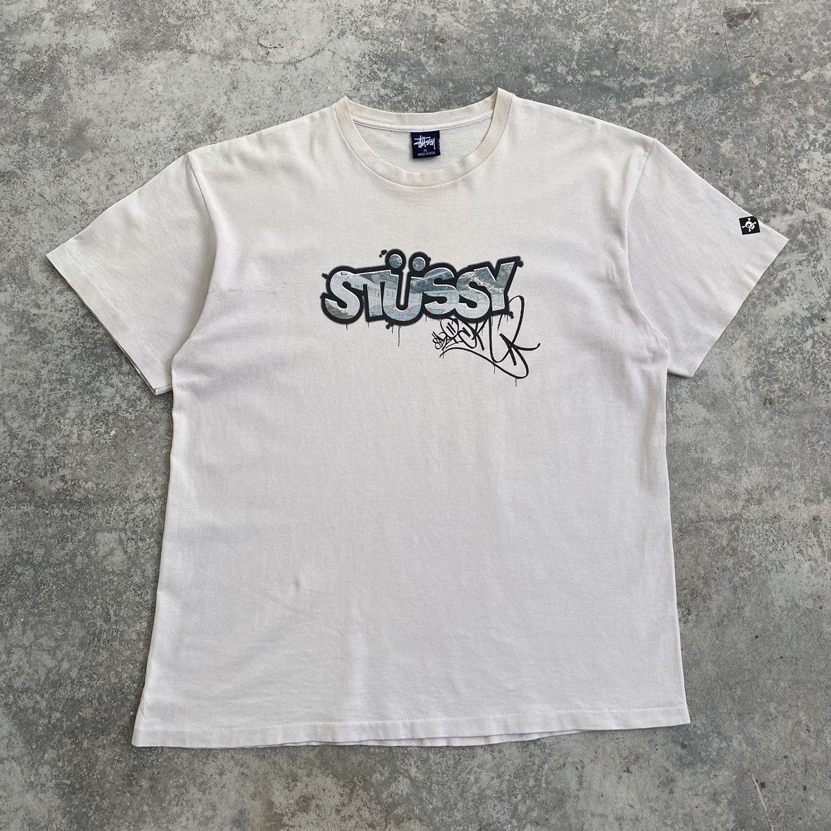 Stussy Vintage 90’s Stussy Airbrush Graphic T-Shirt Size US XL / EU 56 / 4 - 4 Thumbnail