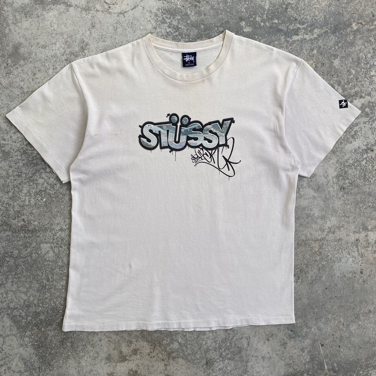 Stussy Vintage 90’s Stussy Airbrush Graphic T-Shirt Size US XL / EU 56 / 4 - 2 Thumbnail