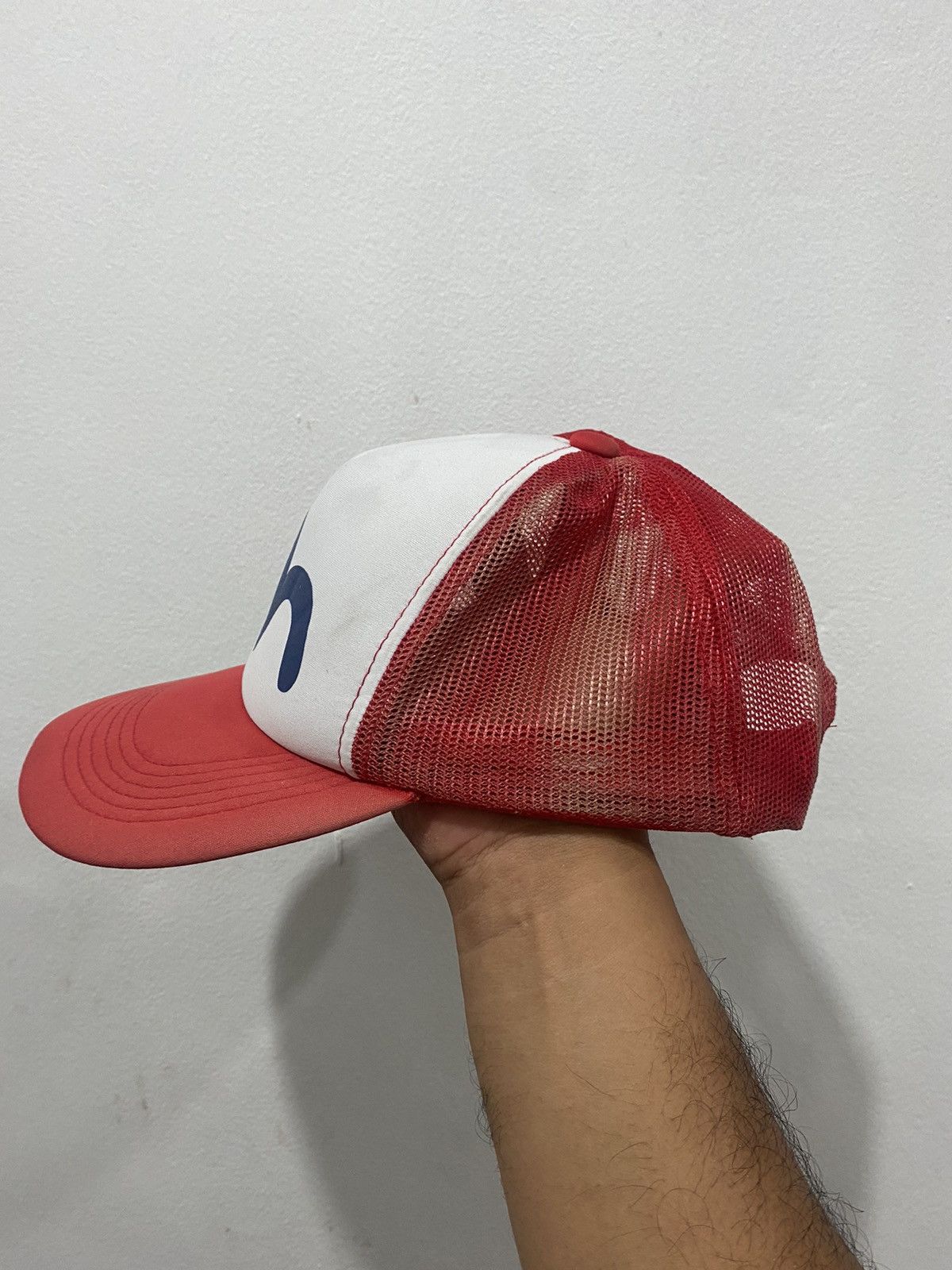 Evisu Vintage Distress Evisu Logo Trucked Hat Size ONE SIZE - 3 Thumbnail