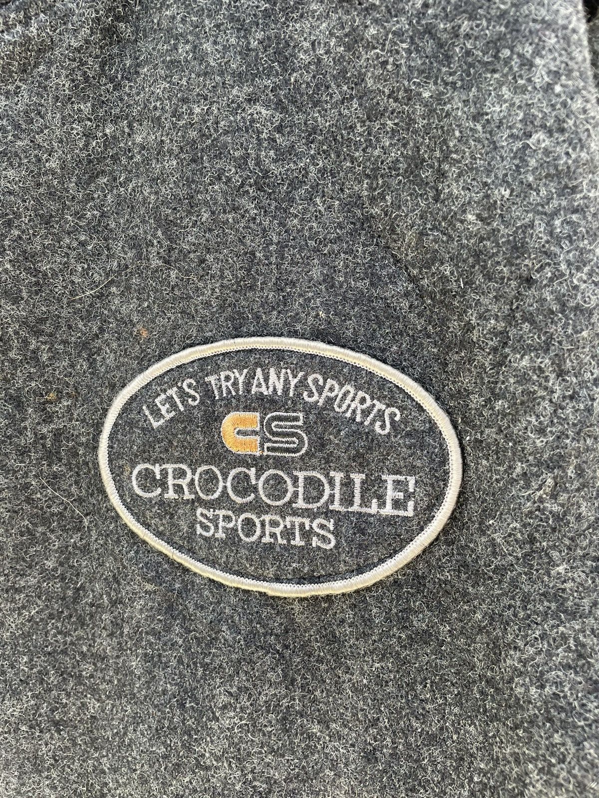 Japanese Brand × Vintage Vintage Crocodile sport wool bomber varsity jacket Size US L / EU 52-54 / 3 - 5 Thumbnail
