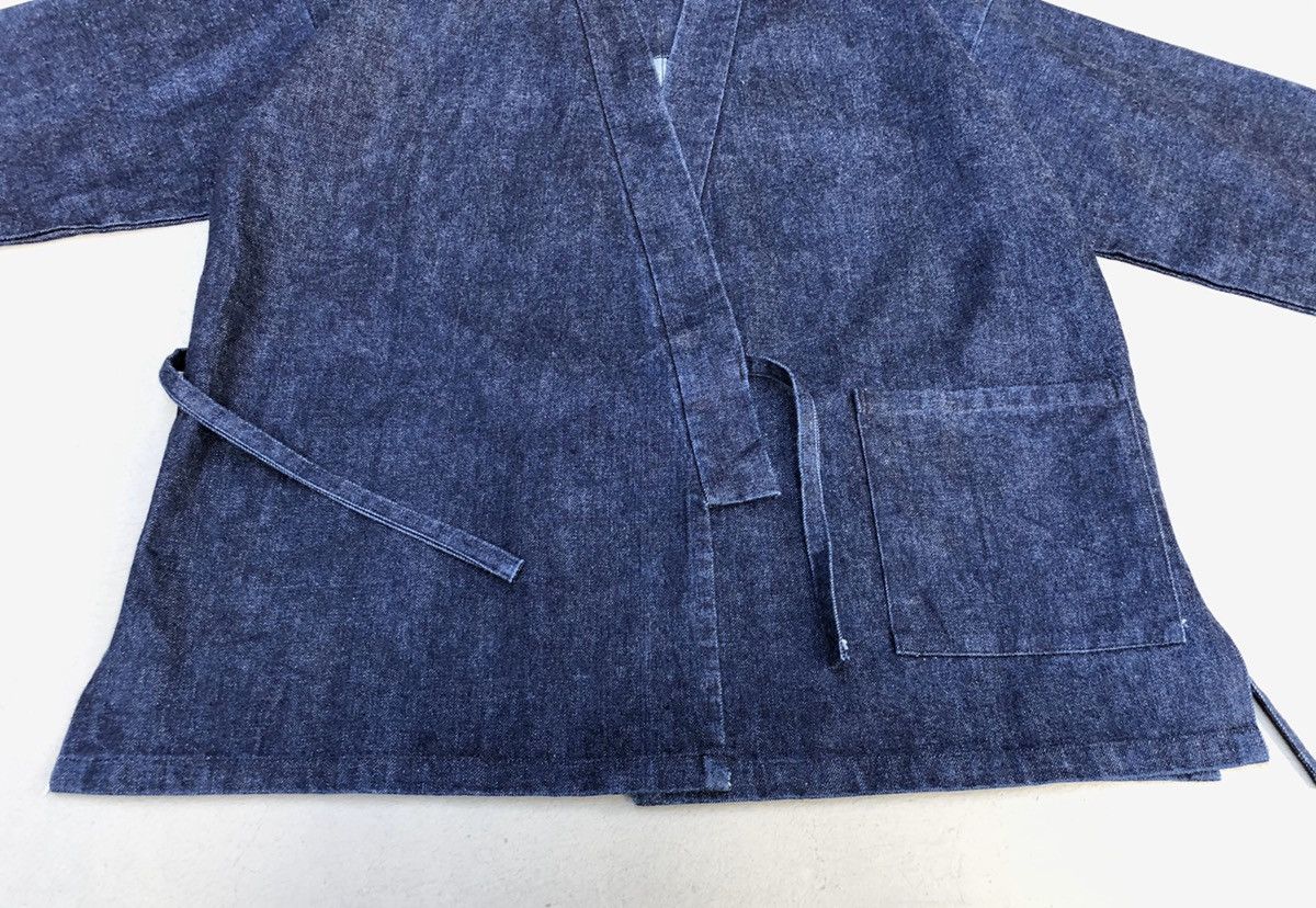Japanese Brand Japanese Denim Selvedge Sanjuro Kimono Down Jacket Size US L / EU 52-54 / 3 - 4 Thumbnail