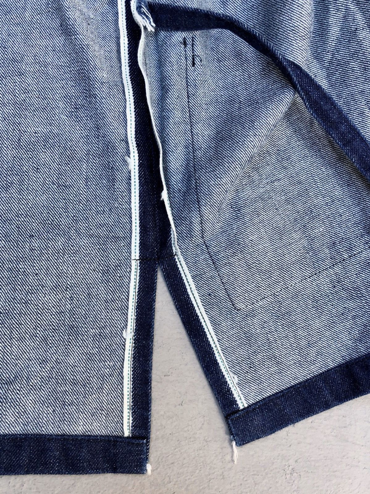 Japanese Brand Japanese Denim Selvedge Sanjuro Kimono Down Jacket Size US L / EU 52-54 / 3 - 11 Thumbnail