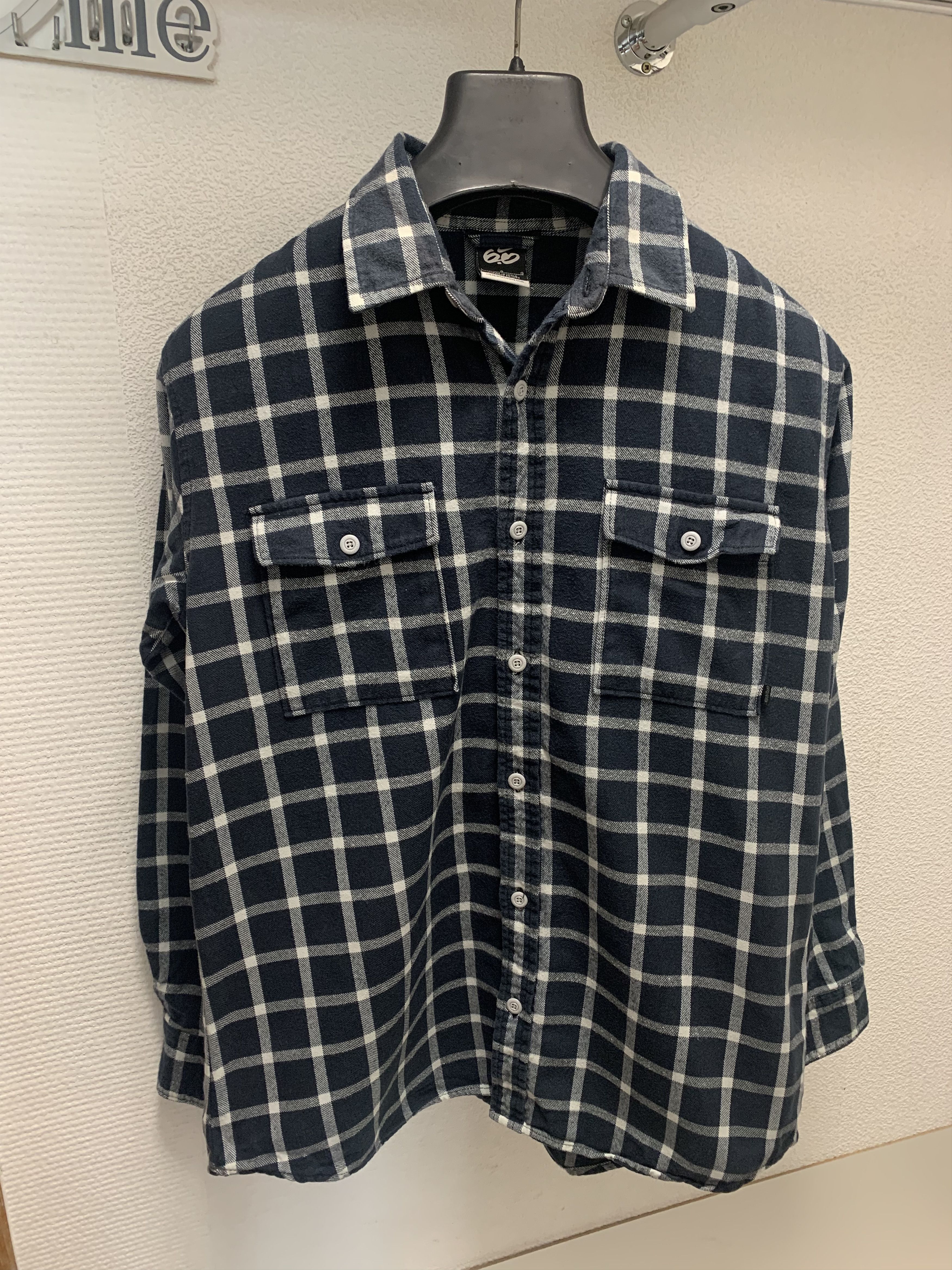 Nike Nike 6.0 flannel overshirt shirt L size vintage striped Size US L / EU 52-54 / 3 - 1 Thumbnail
