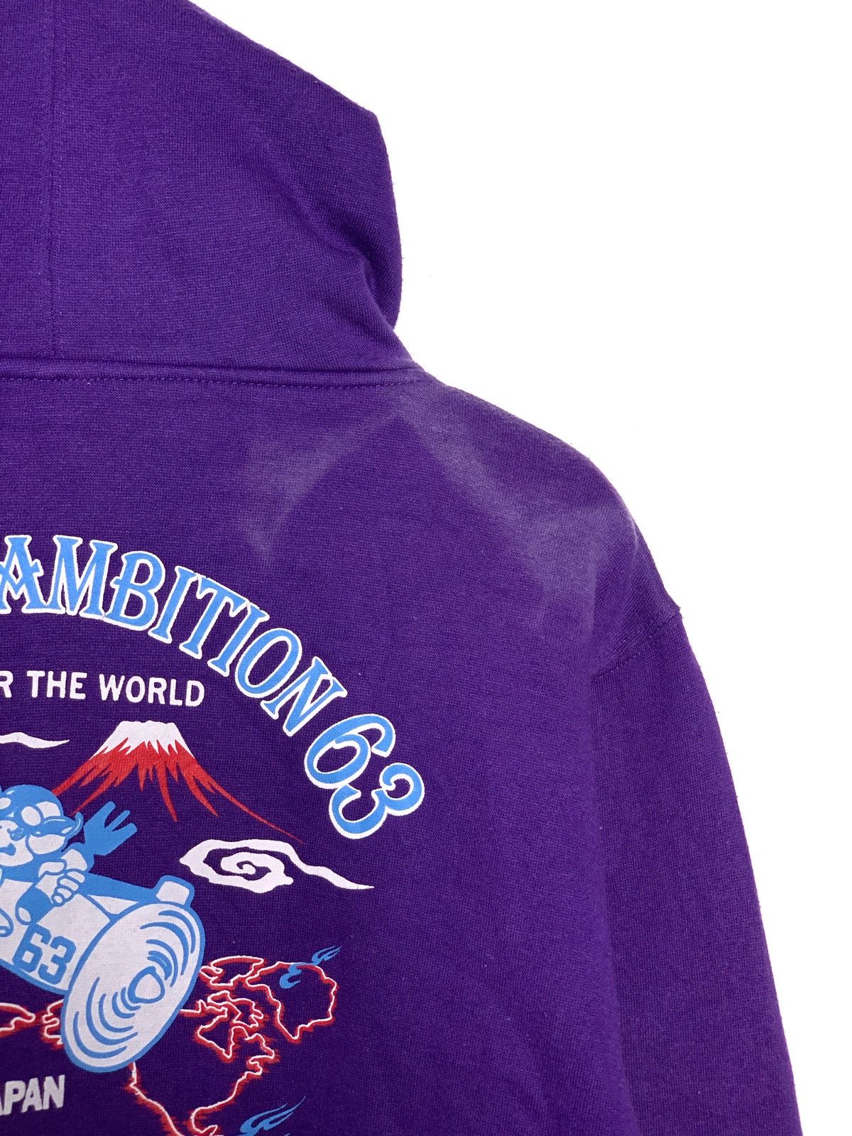 Japanese Brand Sukajan Style Sunfaded Purple Pullover Hoodies Size US M / EU 48-50 / 2 - 4 Thumbnail