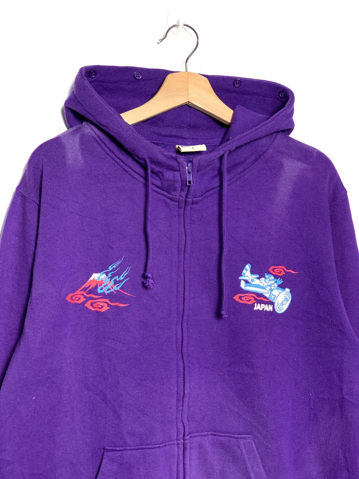 Japanese Brand Sukajan Style Sunfaded Purple Pullover Hoodies Size US M / EU 48-50 / 2 - 3 Thumbnail
