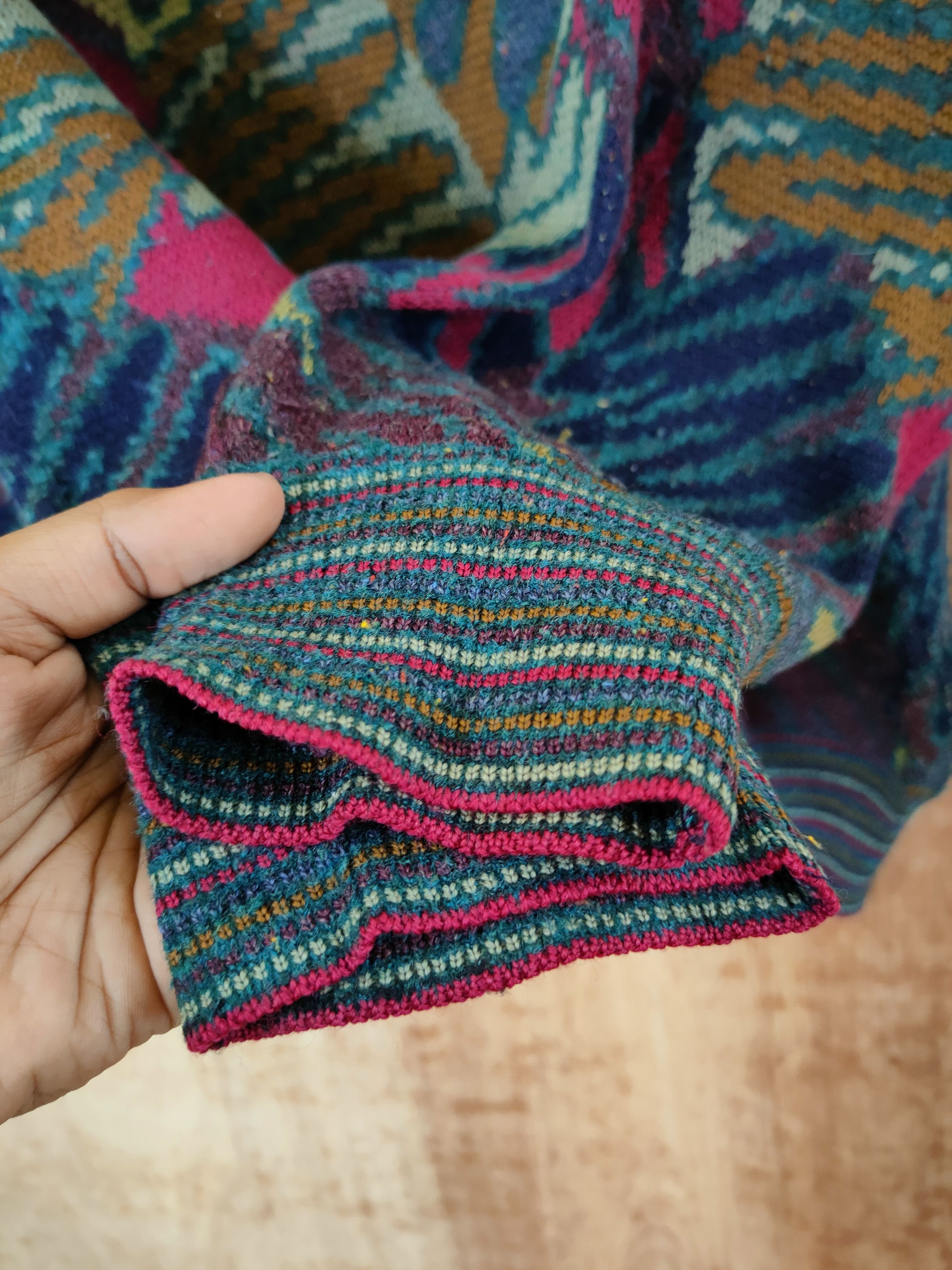 Missoni Missoni italy Color cable aran isle knitwear #46-432DL Size US L / EU 52-54 / 3 - 7 Thumbnail