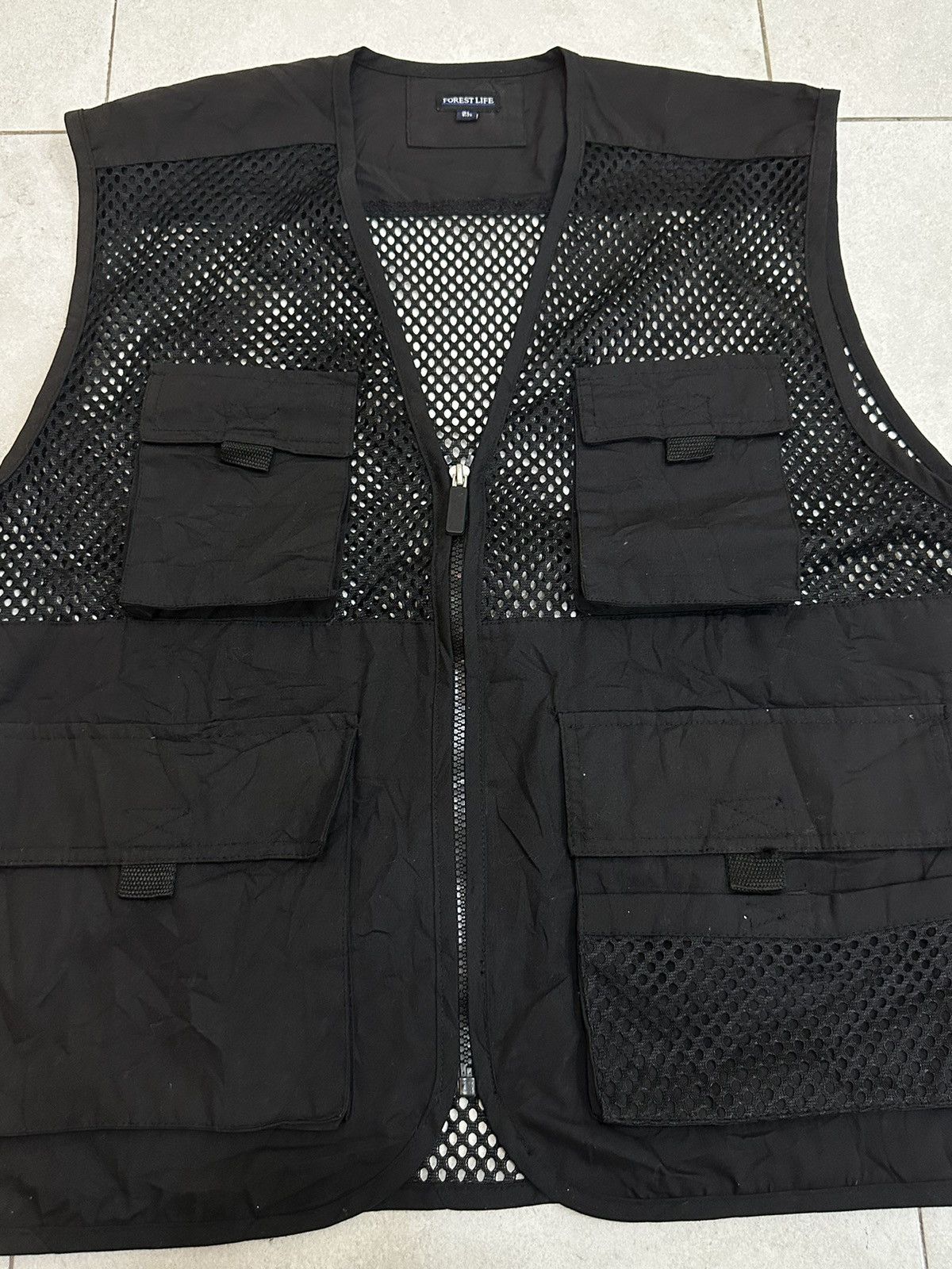 Japanese Brand Fishing Outdoor Multipocket Vest Jacket Size US XXL / EU 58 / 5 - 4 Thumbnail